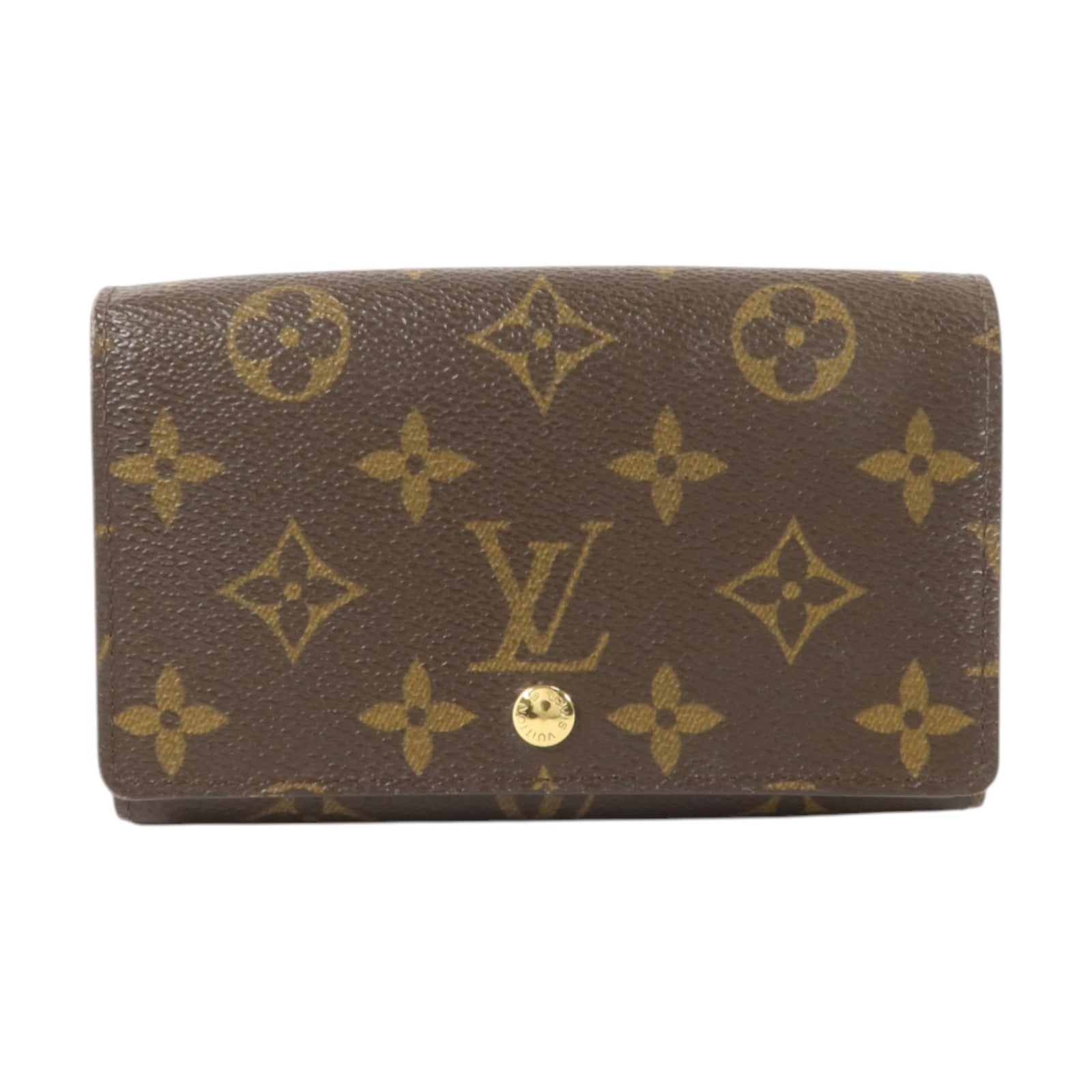 LOUIS VUITTON Monogram Porte Monnaie金扣錢包