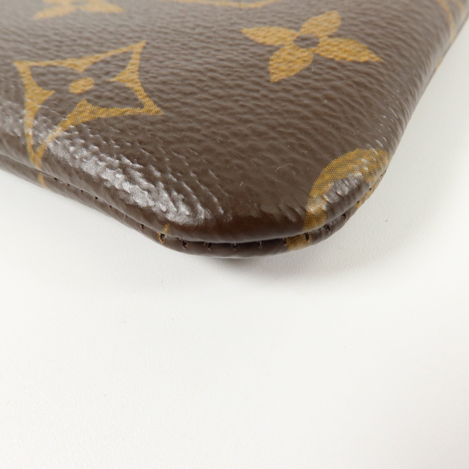 LOUIS VUITTON Monogram Key Pouch S金扣鎖匙套