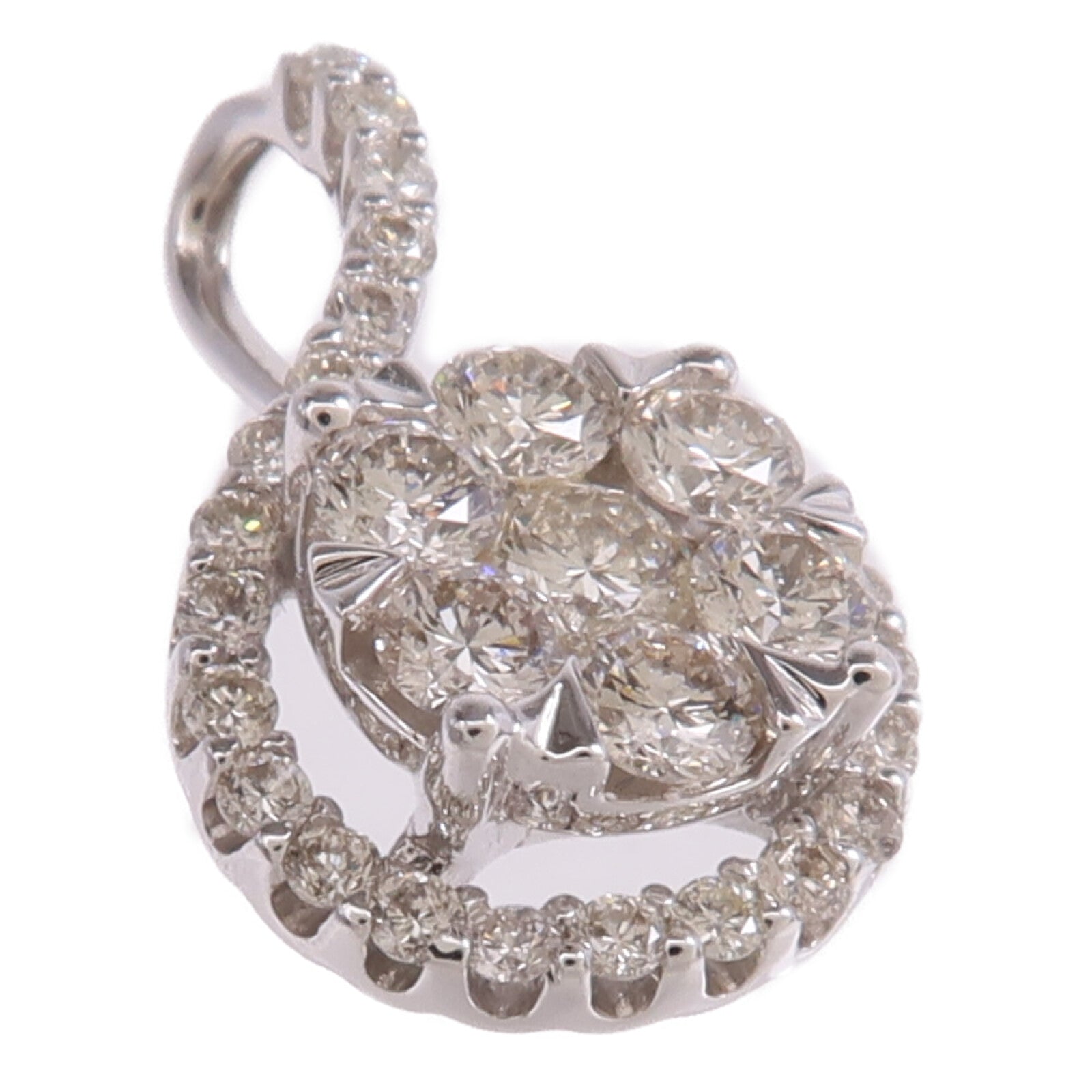 JEWELRY 18K白金Diamond Top鑽石吊墜