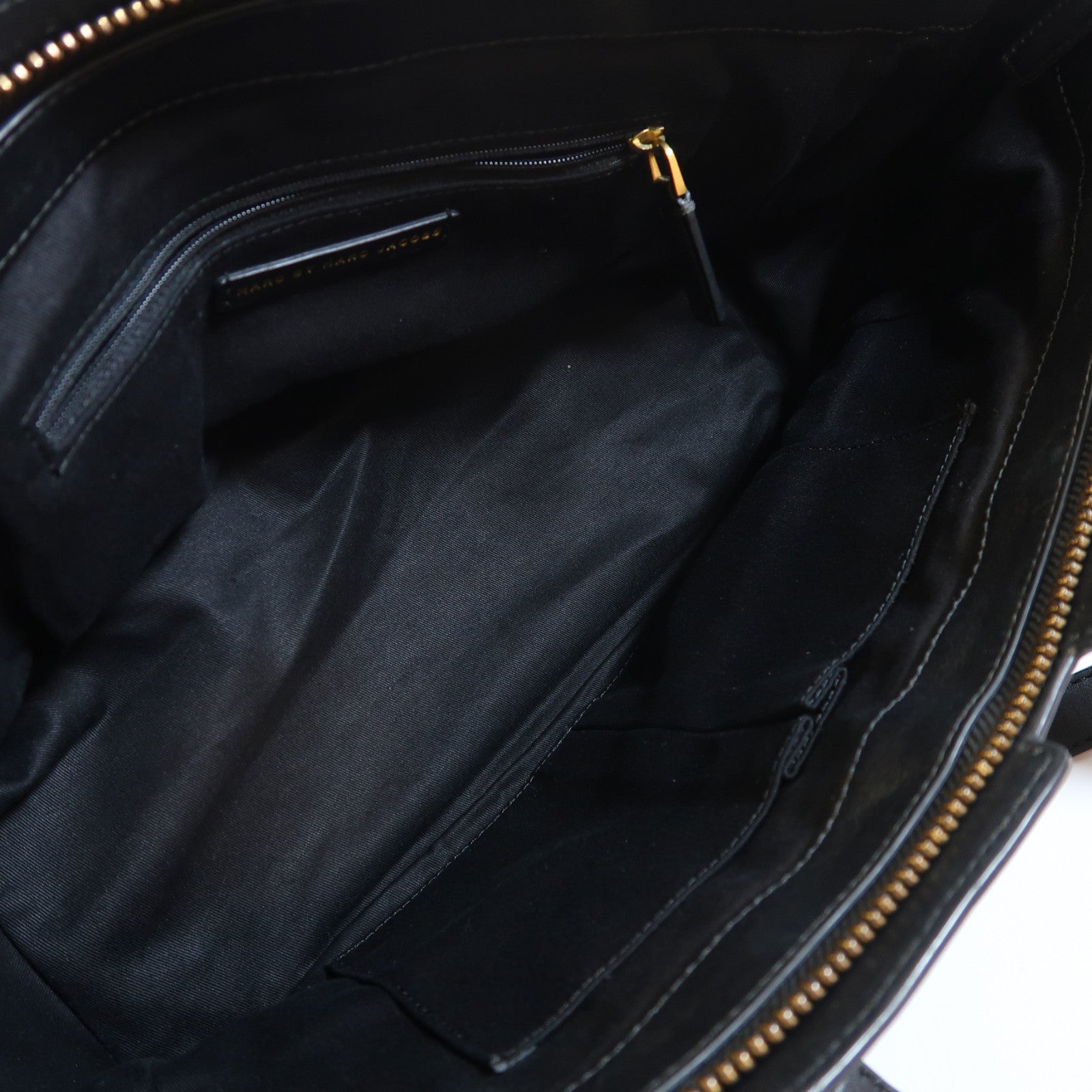 MARC BY MARC JACOBS 【激減優惠】牛皮皮革2 Way Bag金扣肩背袋黑色