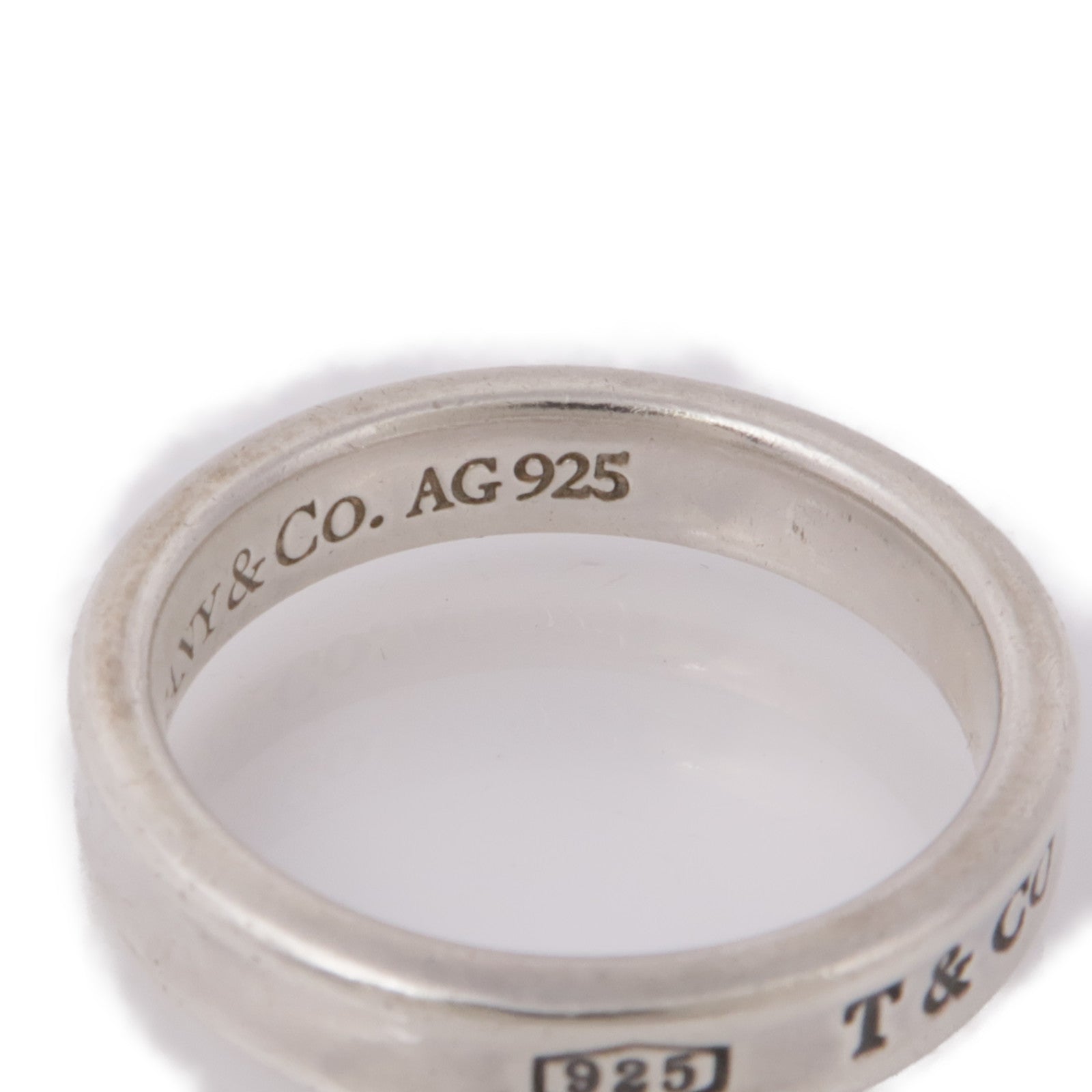 TIFFANY＆CO 925純銀1837 Ring戒指US#5.75