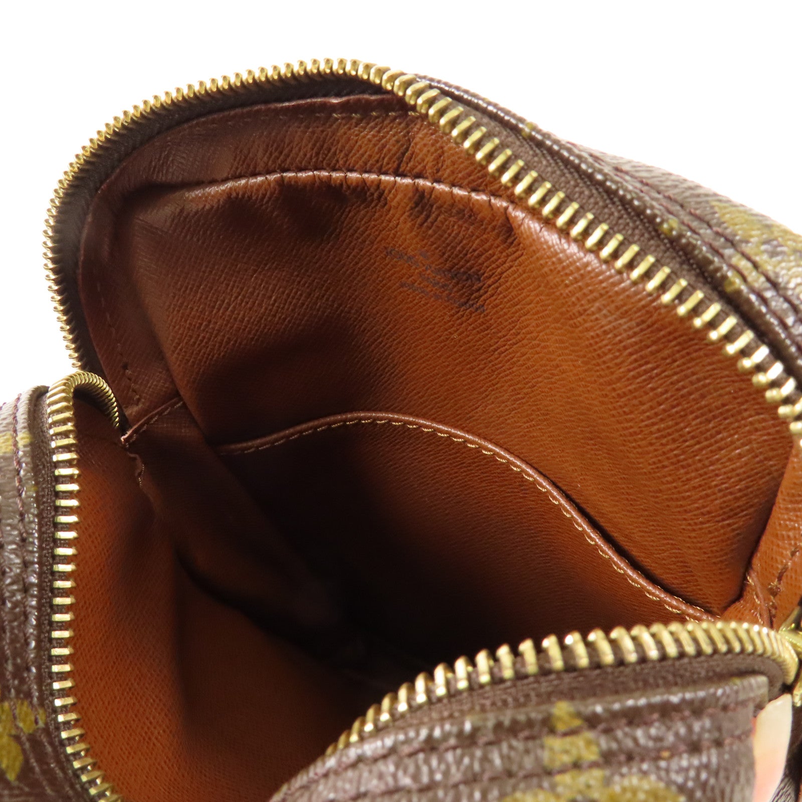 LOUIS VUITTON LV GHW Danube Shoulder Bag Monogram  M45266 Brown