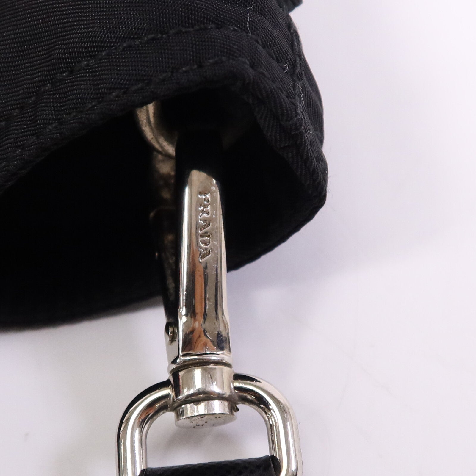 PRADA 尼龍Shoulder Bag銀扣手挽肩背兩用袋