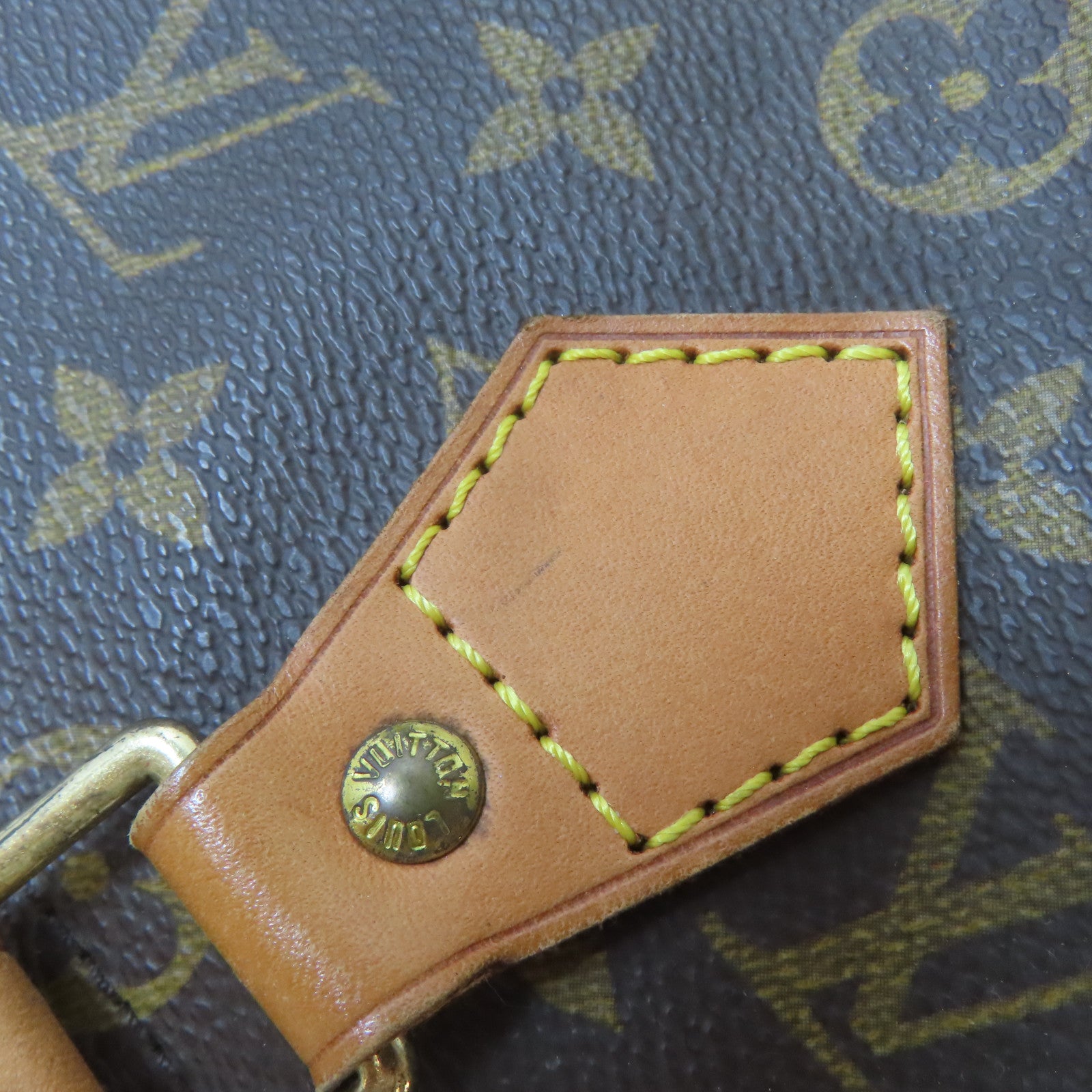 LOUIS VUITTON Monogram Speedy 25金扣手挽袋啡色