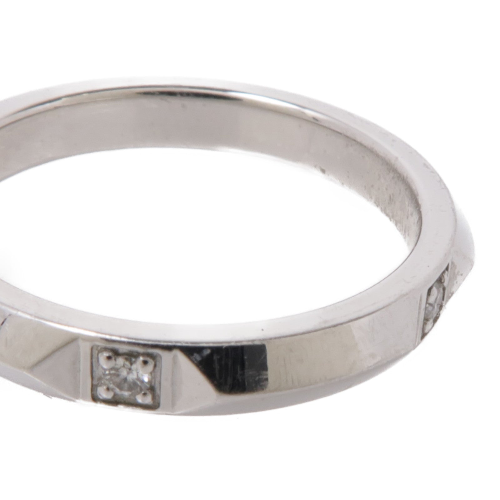 TIFFANY＆CO 950鉑金/鑽石True Ring戒指US#5
