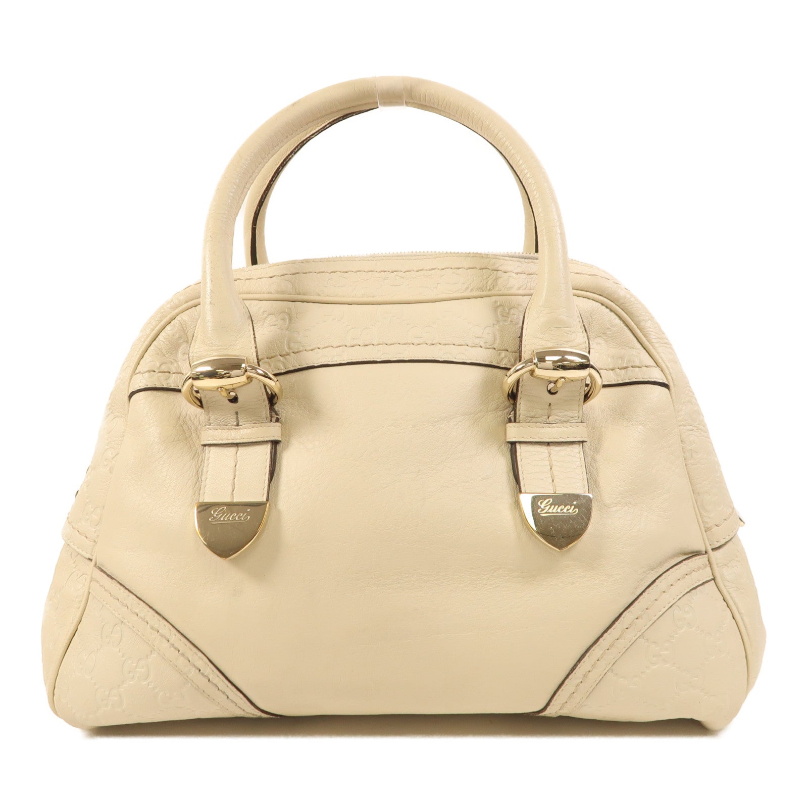 GUCCI 牛皮皮革Hand Bag金扣手挽袋