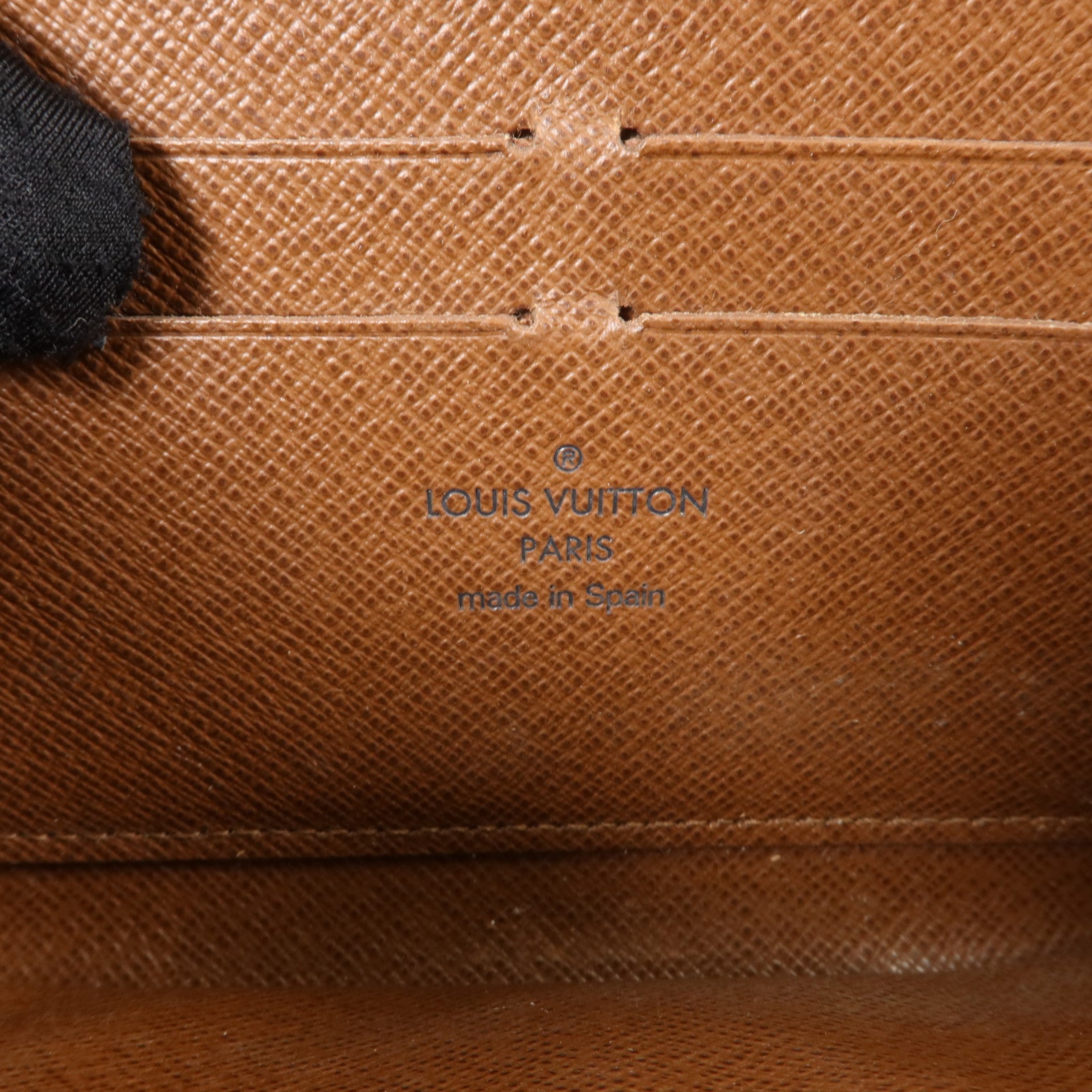 LOUIS VUITTON Monogram Zipper Long Wallet金扣長錢包