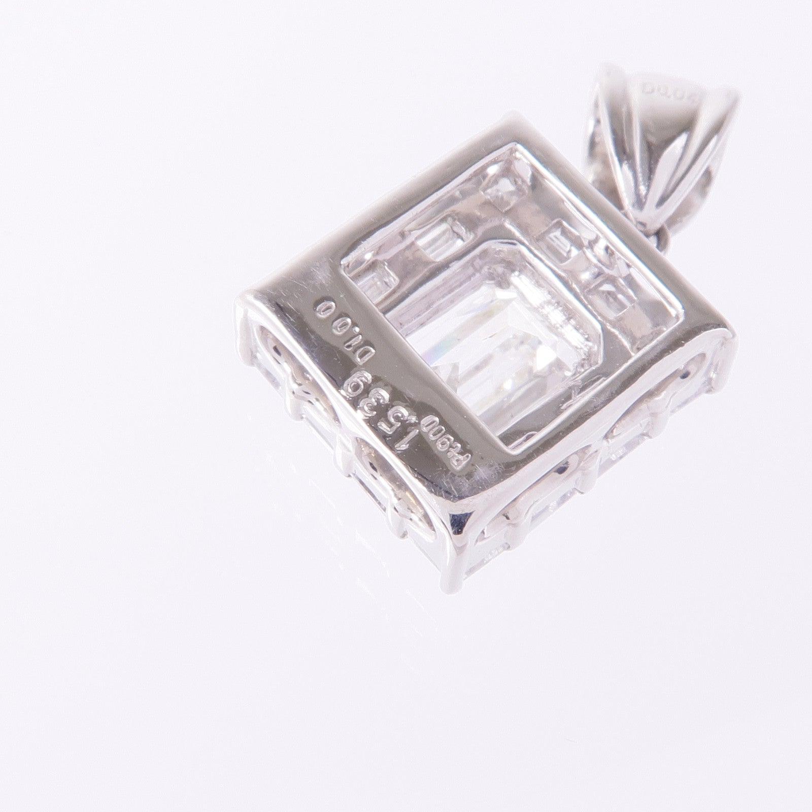 JEWELRY 【激減優惠】PT900鉑金Diamond Pendant Top鑽石吊墜