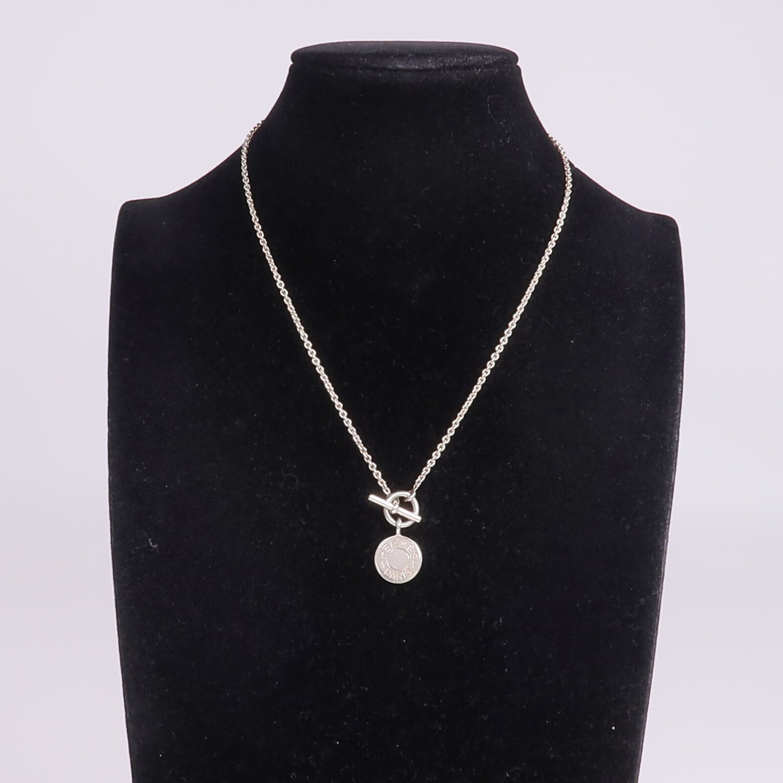 HERMES 925純銀Amulettes Ex-Libris Pendant項鍊