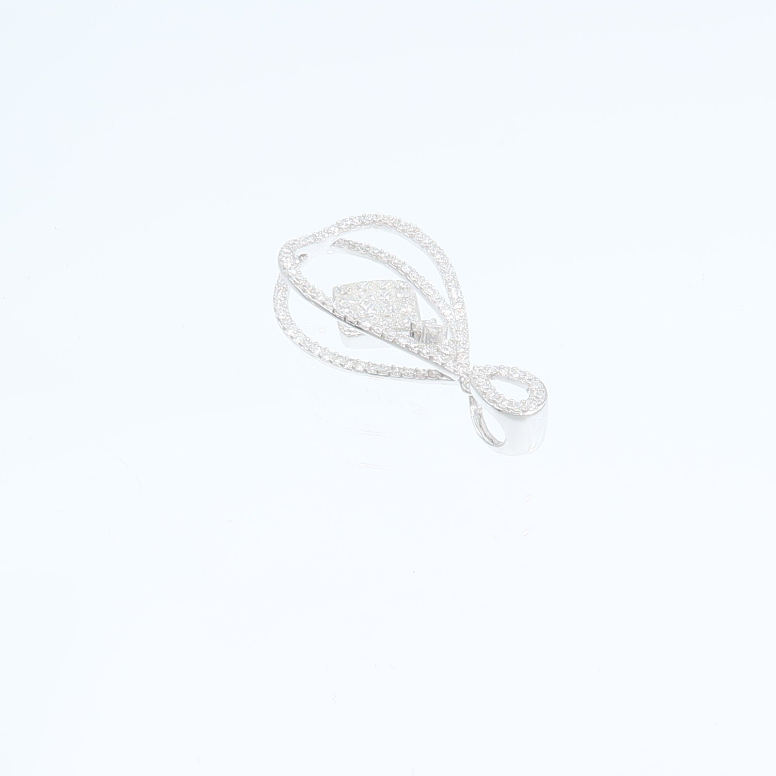 JEWELRY 18K白金Diamond Top吊墜