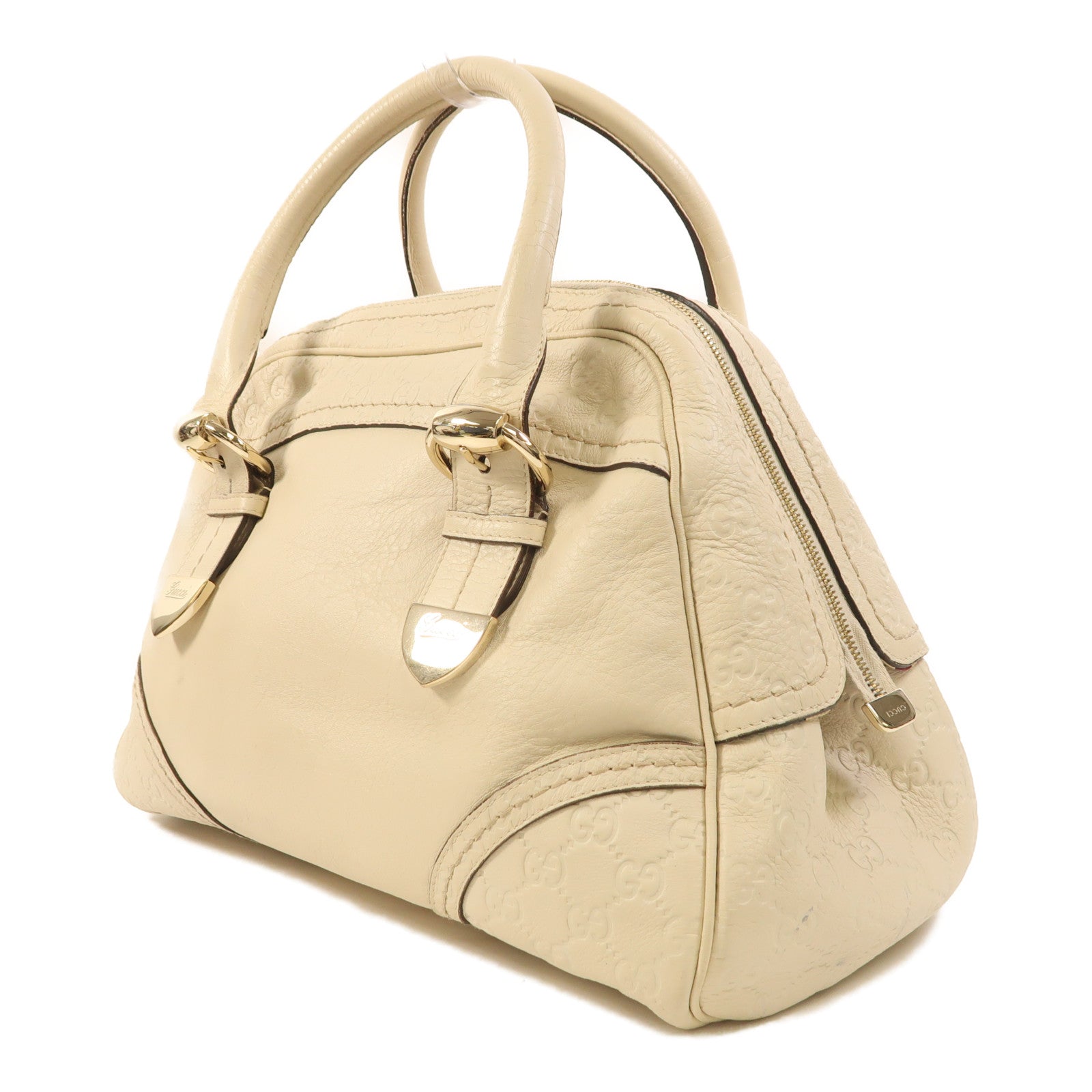 GUCCI 牛皮皮革Hand Bag金扣手挽袋