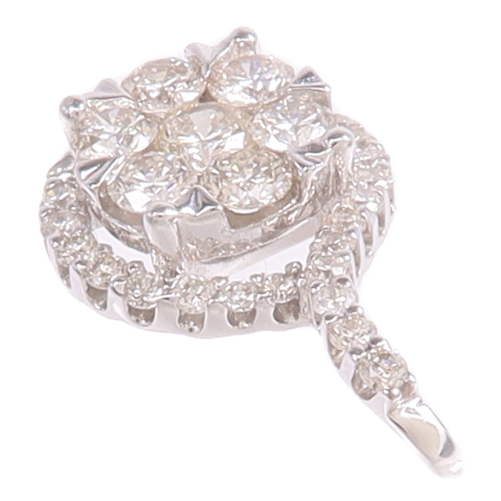 JEWELRY 18K白金Diamond Top鑽石吊墜