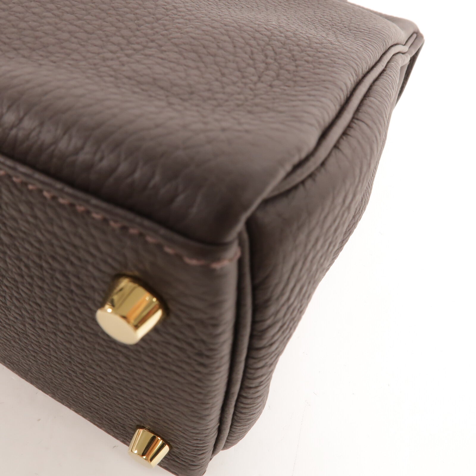 HERMES Togo皮革Kelly 28手挽肩背兩用袋Macassar
