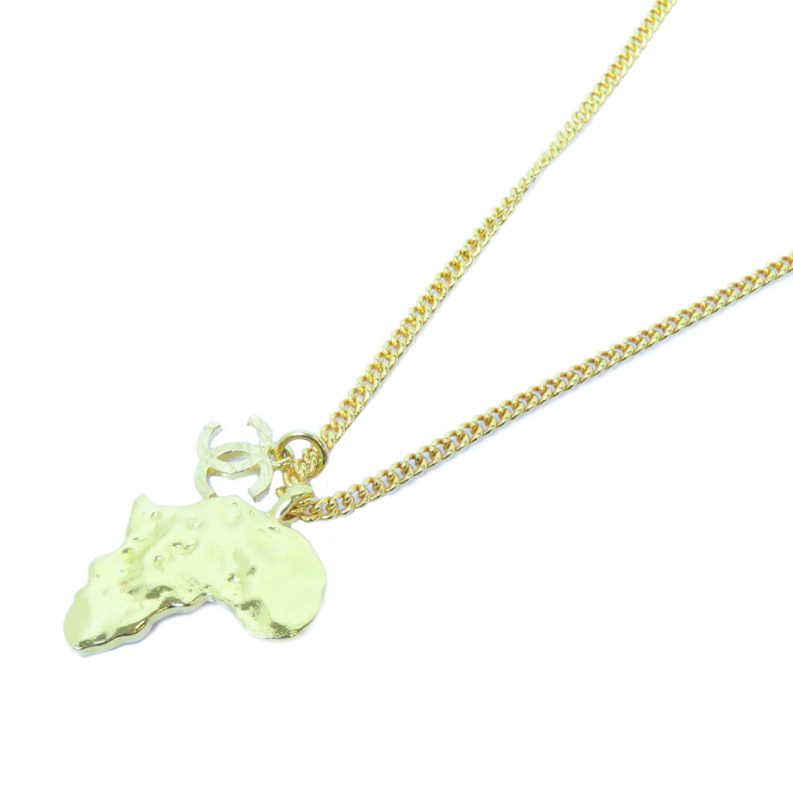 CHANEL 金屬Necklace項鍊金色