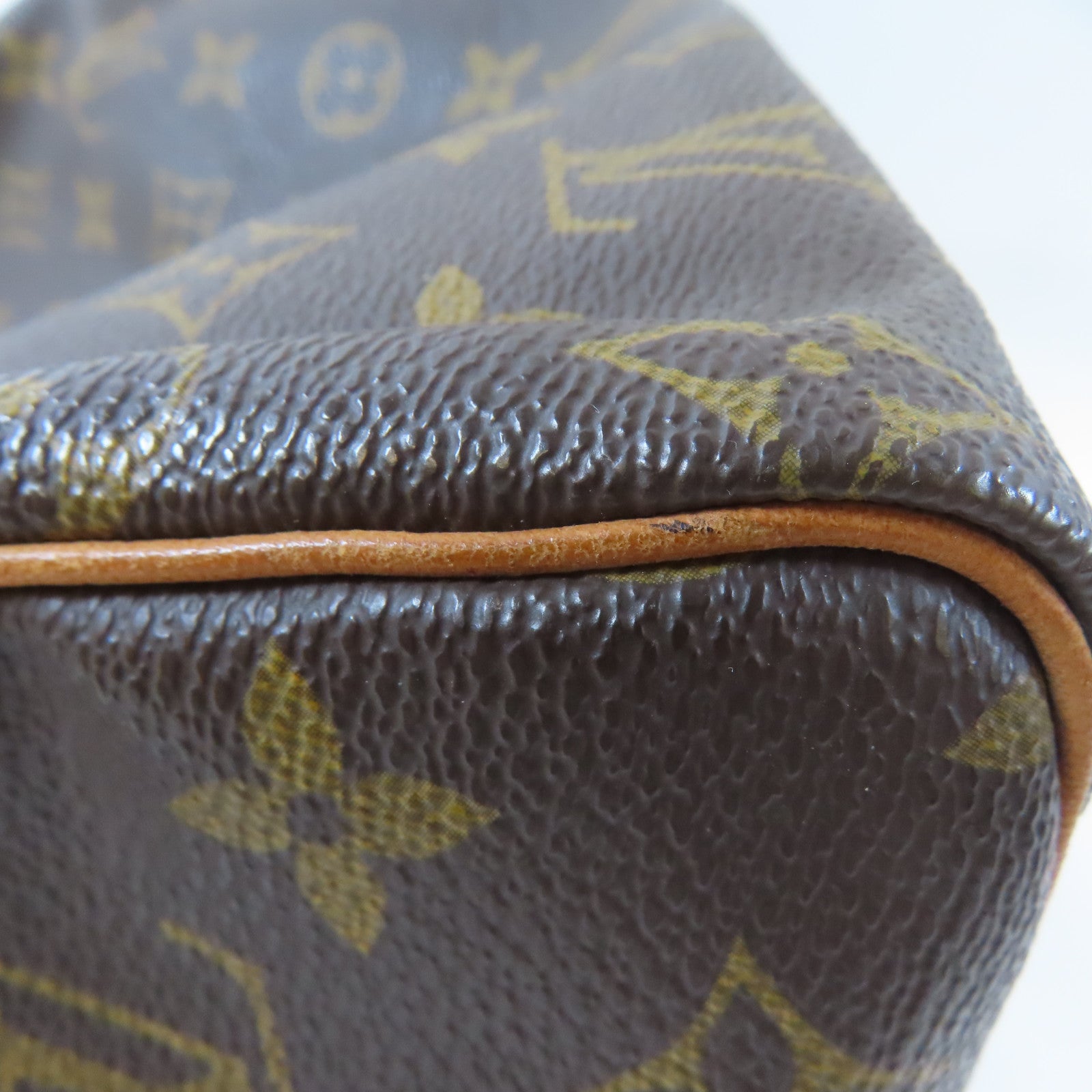 LOUIS VUITTON Monogram Speedy 25金扣手挽袋啡色