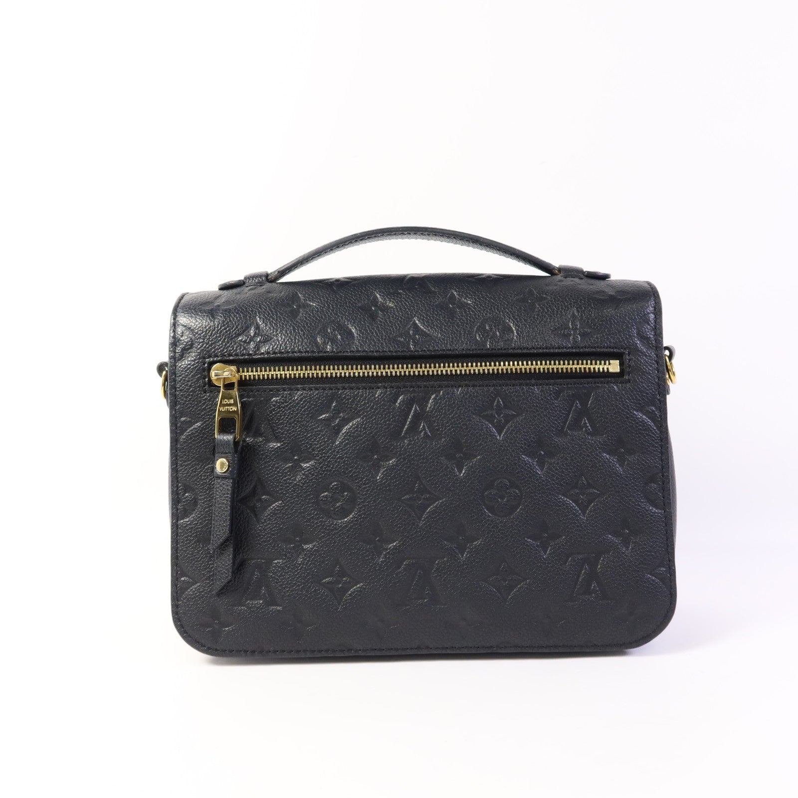 LOUIS VUITTON Monogram Empreinte Pochette Metis金扣手挽肩背兩用袋