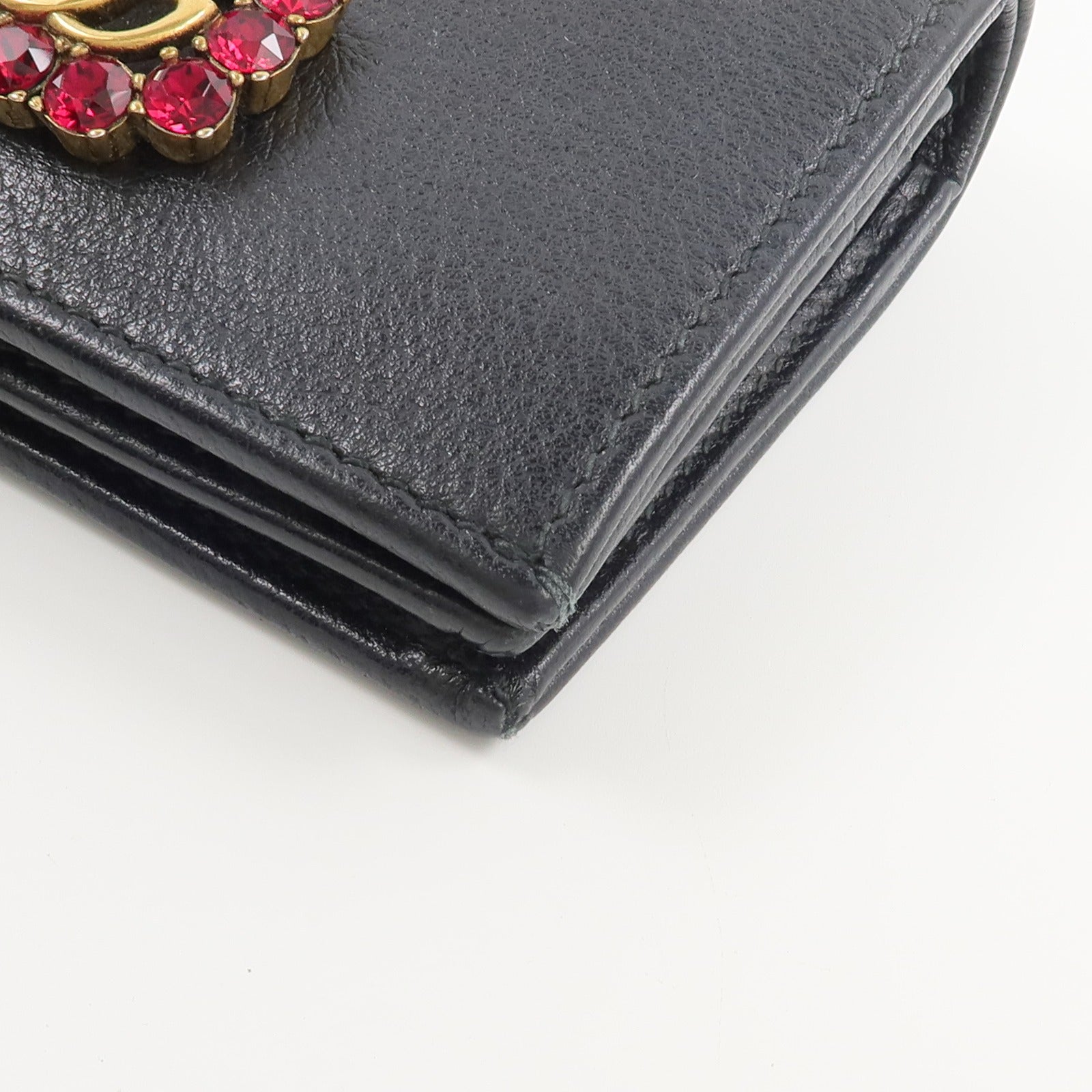 GUCCI 牛皮皮革GG Marmont Wallet錢包