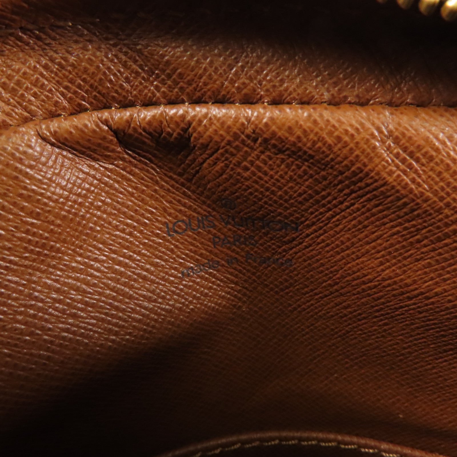 LOUIS VUITTON LV GHW Danube Shoulder Bag Monogram  M45266 Brown