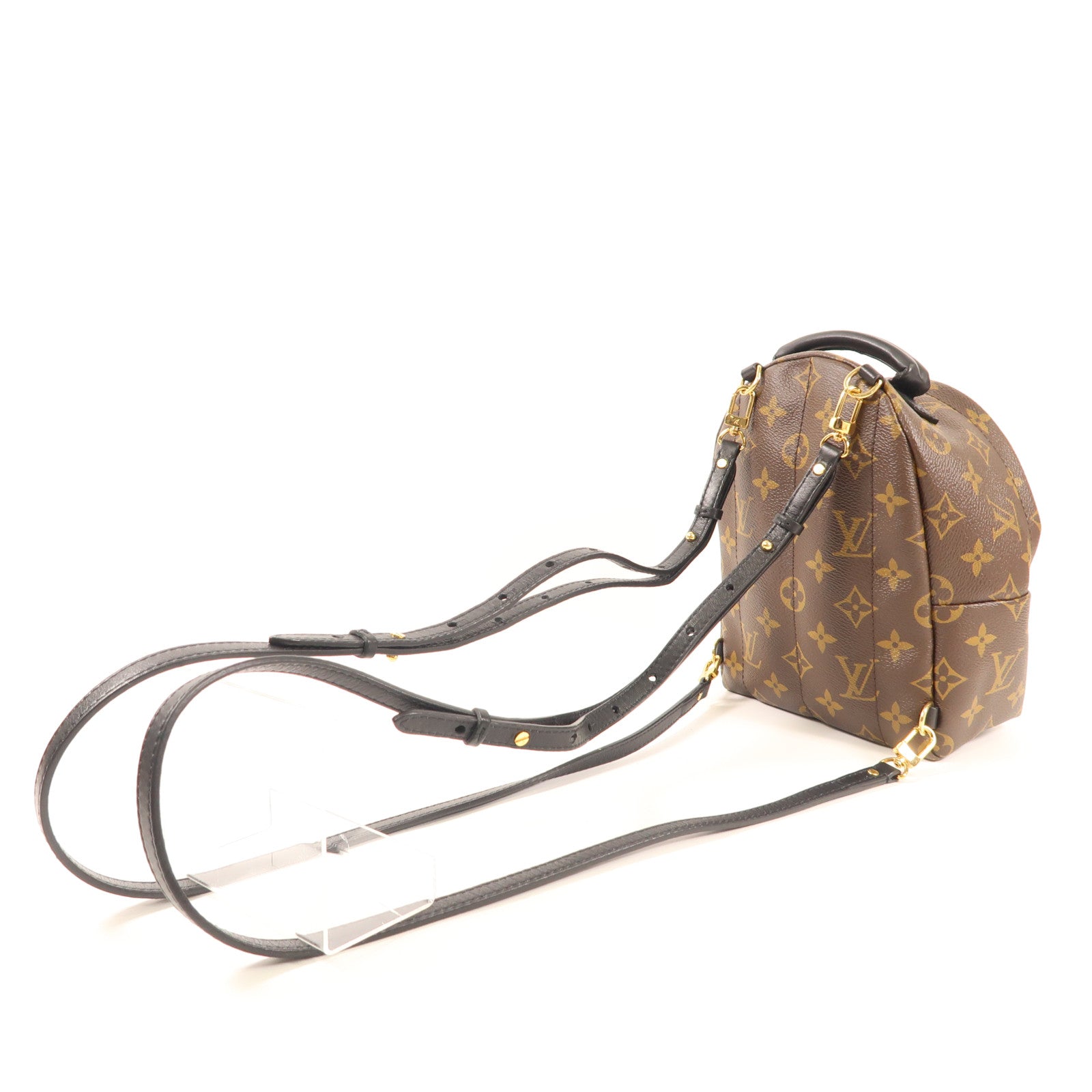 LOUIS VUITTON 【激減優惠】Monogram Palm Springs Mini金扣背包