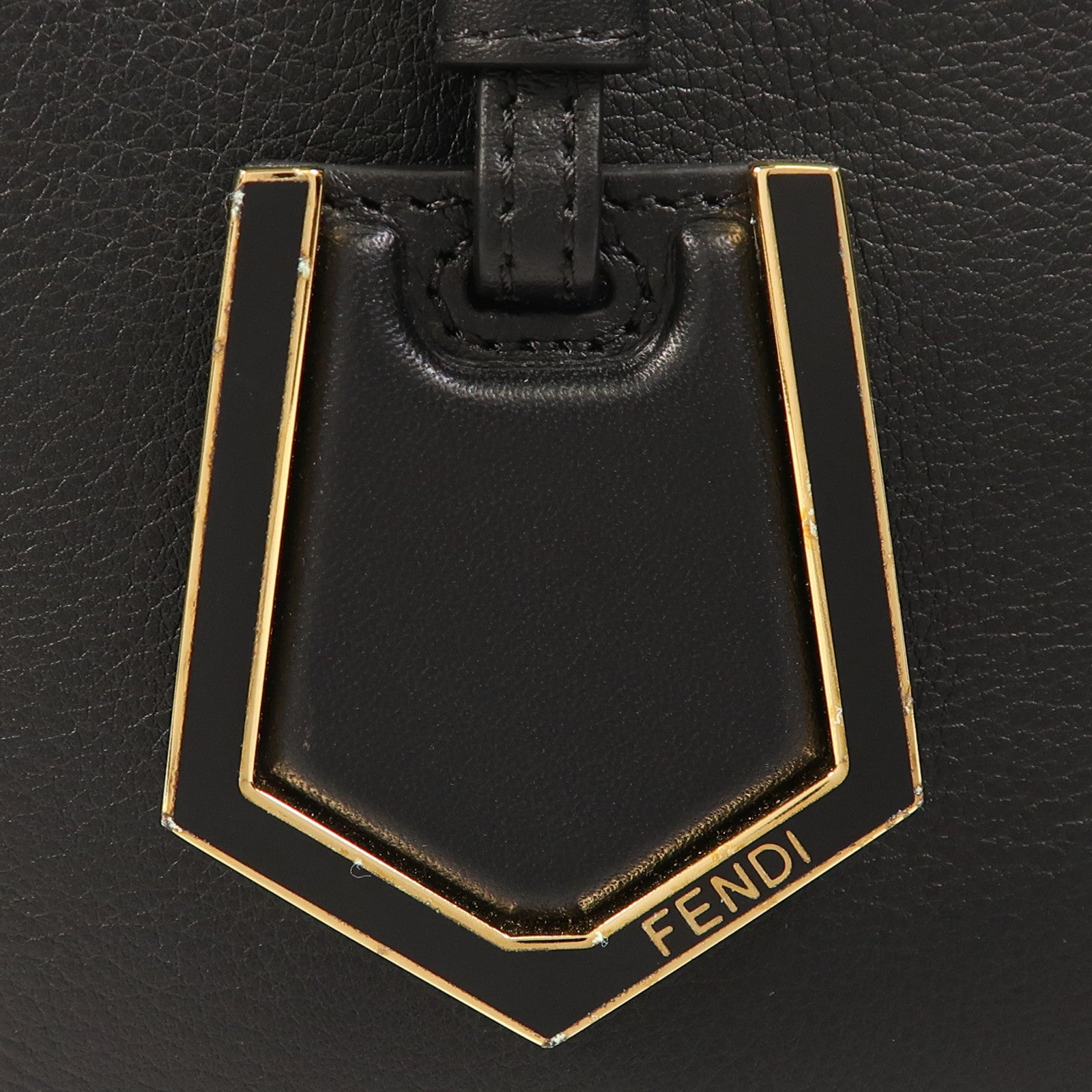 FENDI 牛皮皮革Petite 2 Jours金扣手挽肩背兩用袋