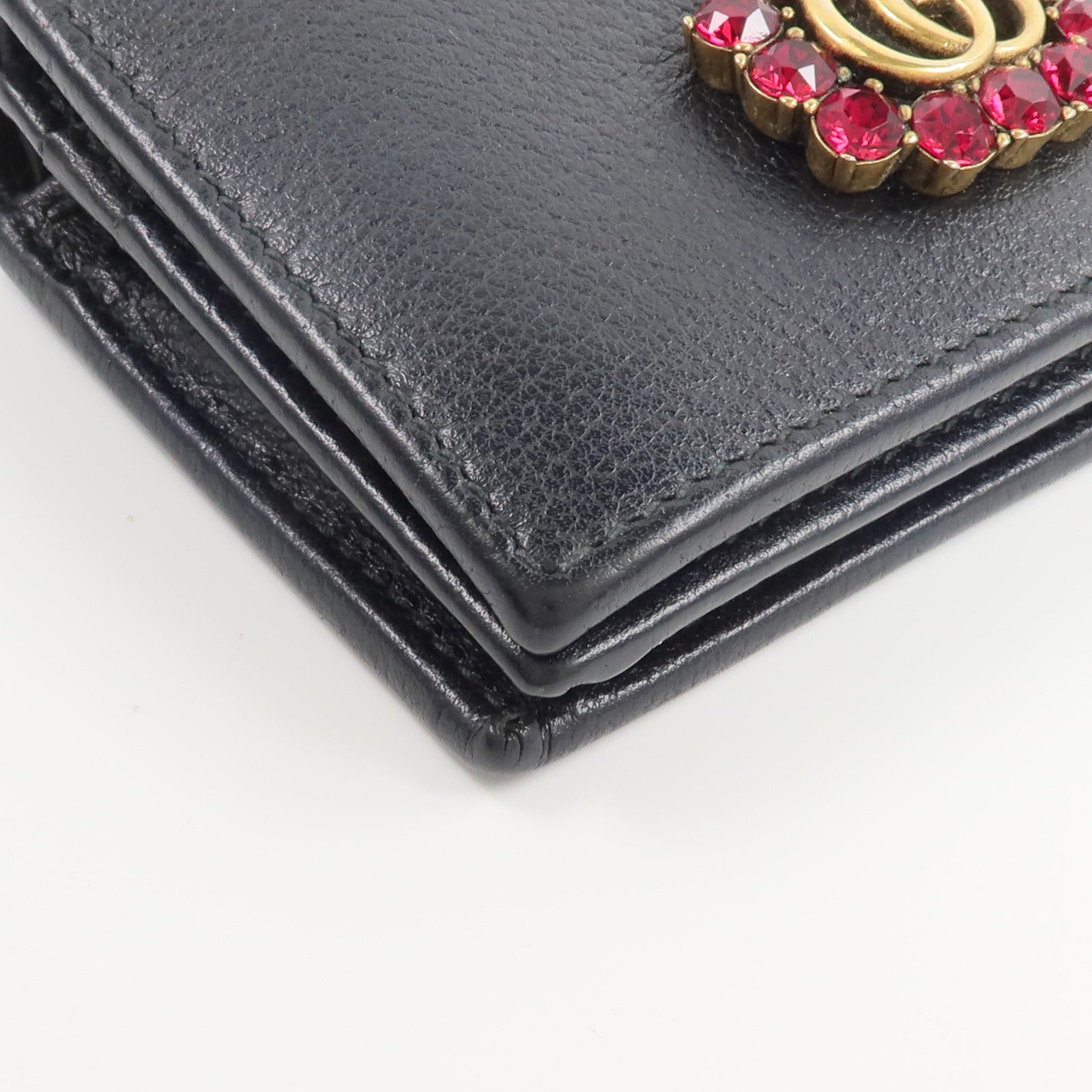 GUCCI 牛皮皮革GG Marmont Wallet錢包