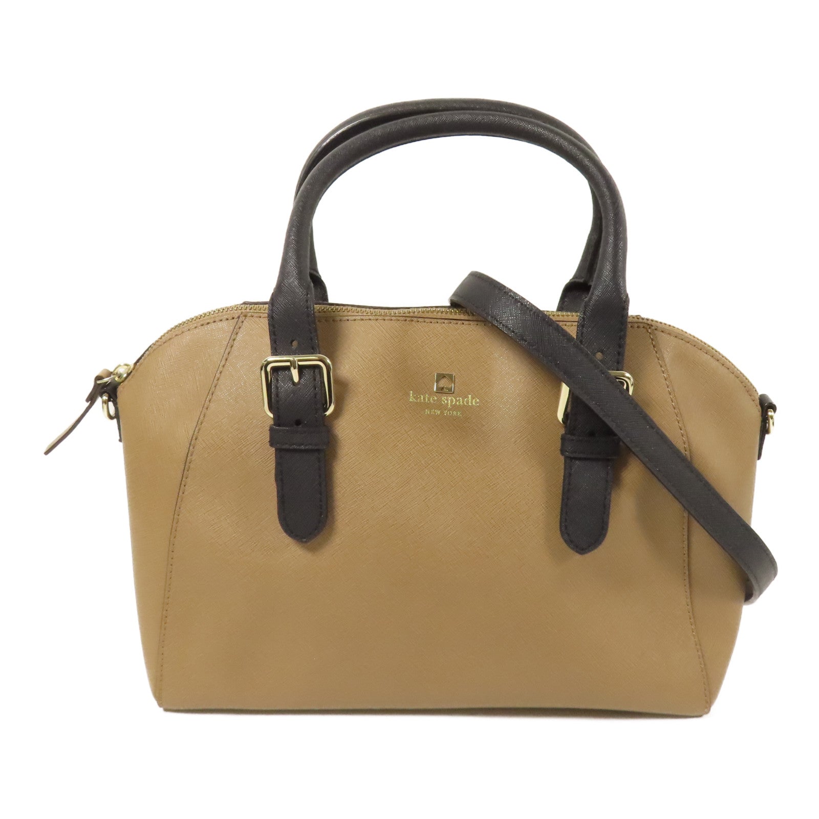 Kate Spade Saffiano皮革Shoulder Bag金扣手挽肩背兩用袋