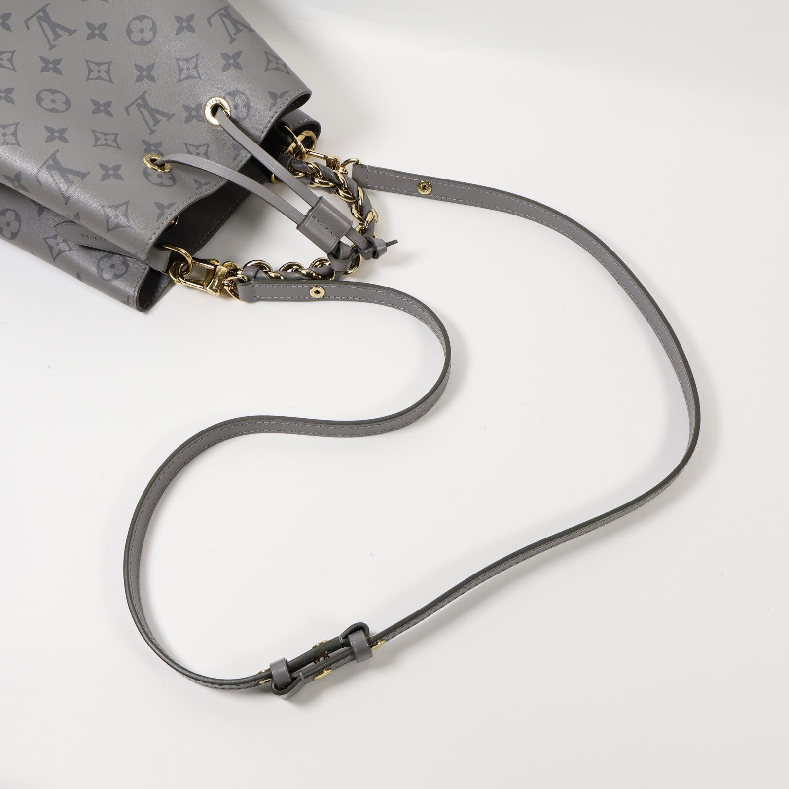 LOUIS VUITTON Monogram Ink NeoNoe BB金扣手挽肩背兩用袋