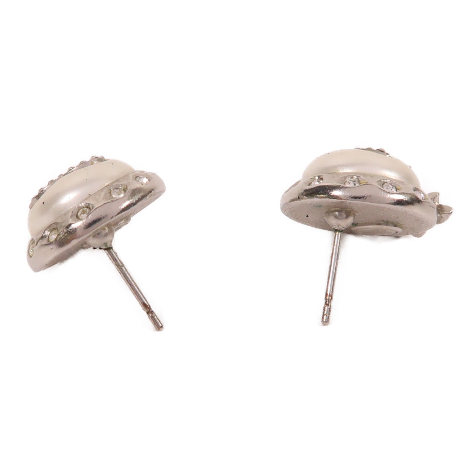 CHANEL 金屬Earrings耳環銀色