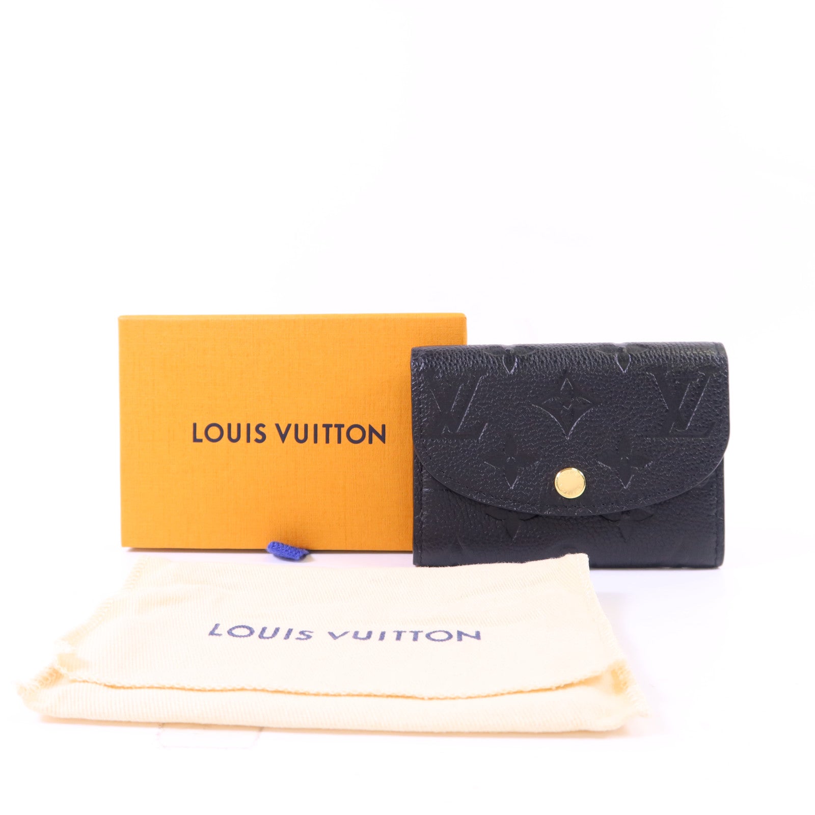 LOUIS VUITTON Monogram Empreinte Rosalie金扣零錢包