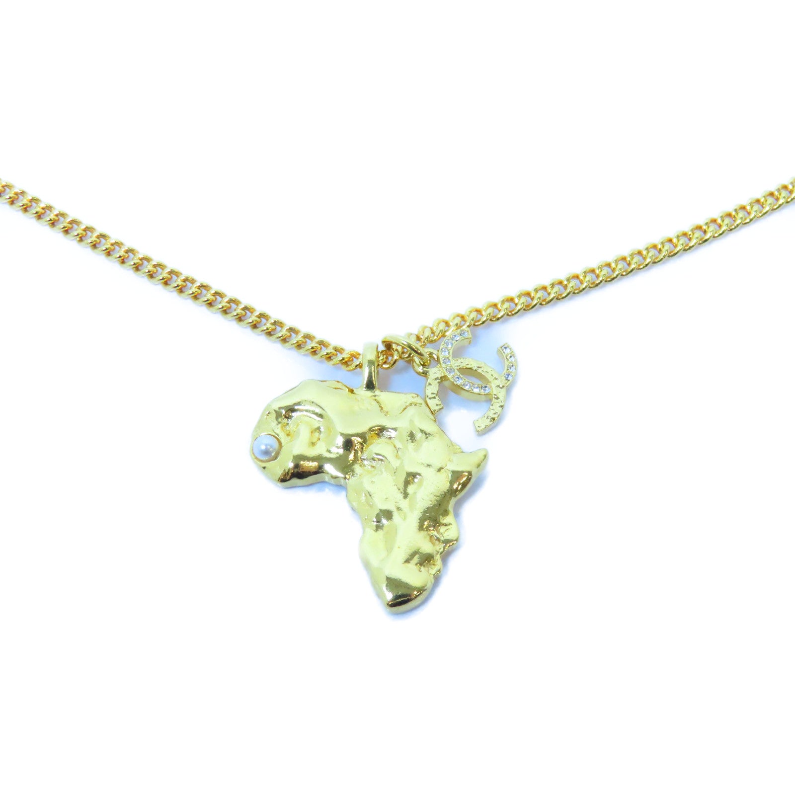 CHANEL 金屬Necklace項鍊金色