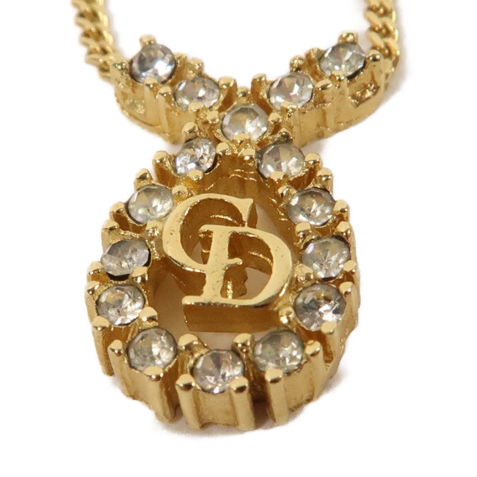 Dior 金屬Vintage Necklace項鍊金色