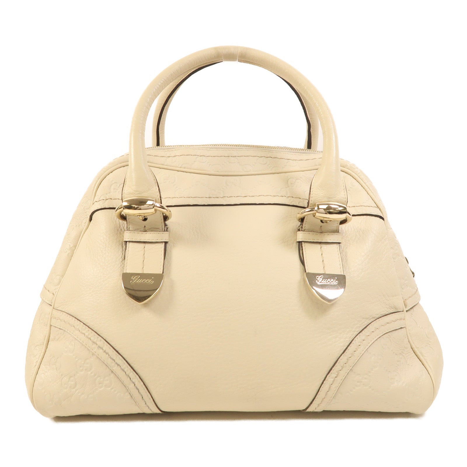 GUCCI 牛皮皮革Hand Bag金扣手挽袋