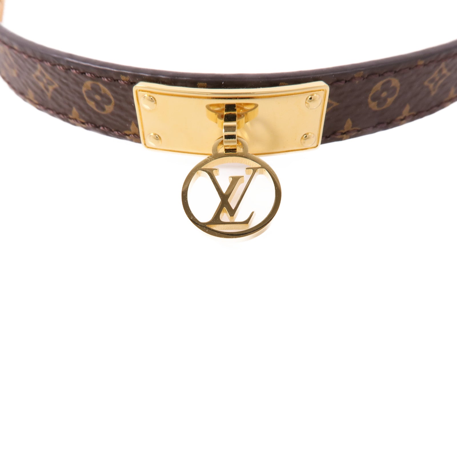 LOUIS VUITTON Monogram Bracelet金扣手鐲