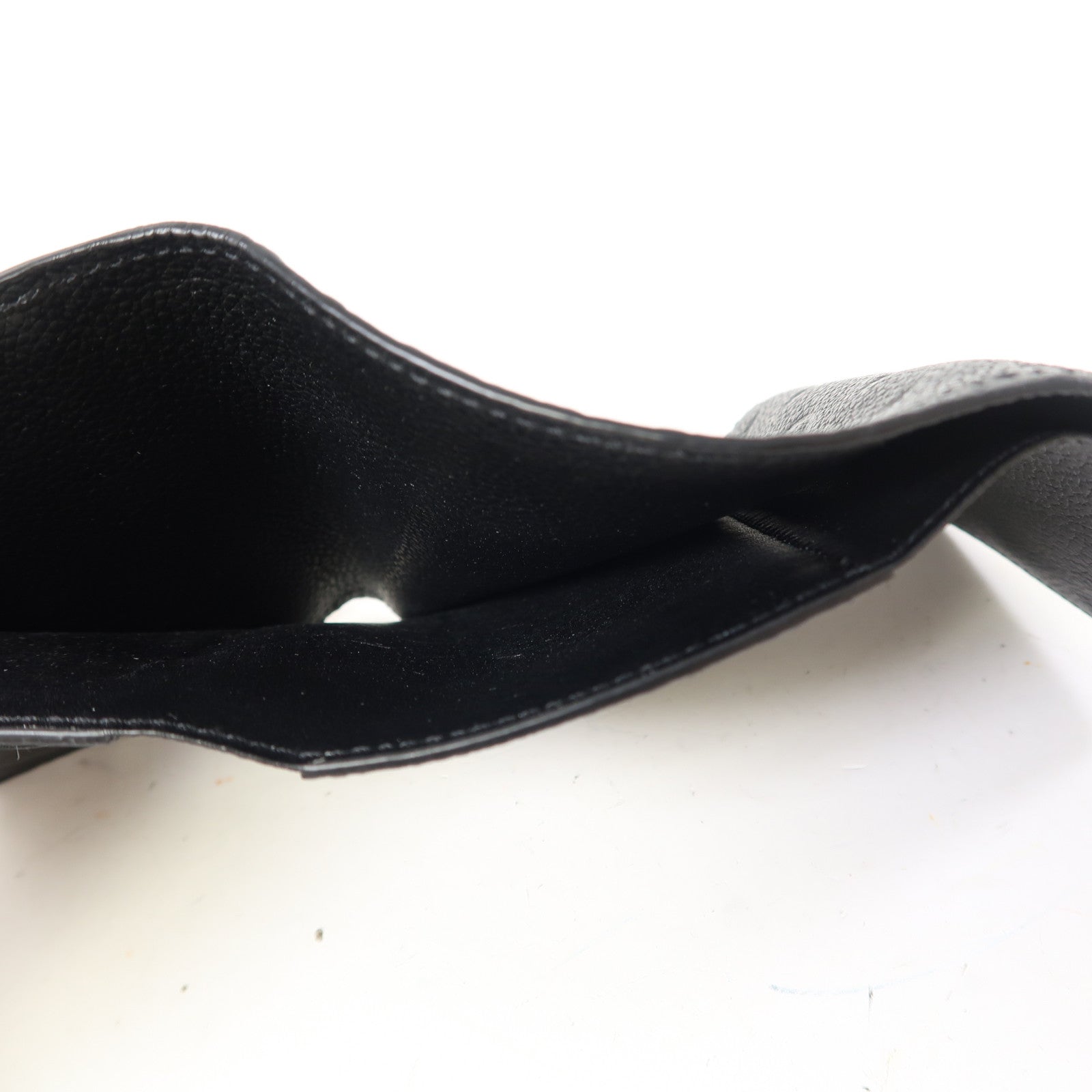 LOUIS VUITTON Monogram Empreinte Victorine Wallet金扣錢包黑色
