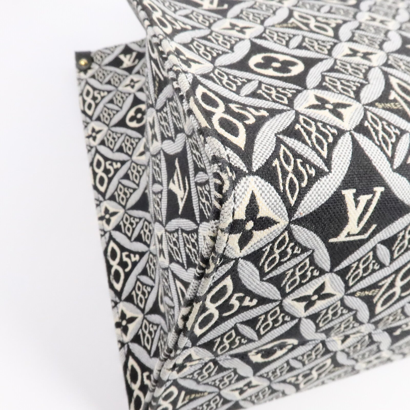 LOUIS VUITTON Monogram Jacquard Since 1854 OnTheGo GM手挽肩背兩用袋