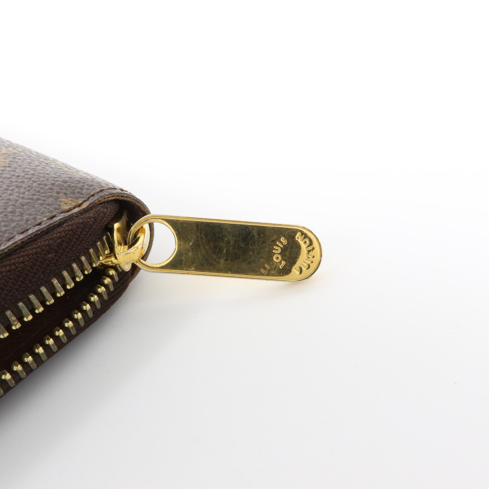 LOUIS VUITTON Monogram Zipper Long Wallet金扣長錢包