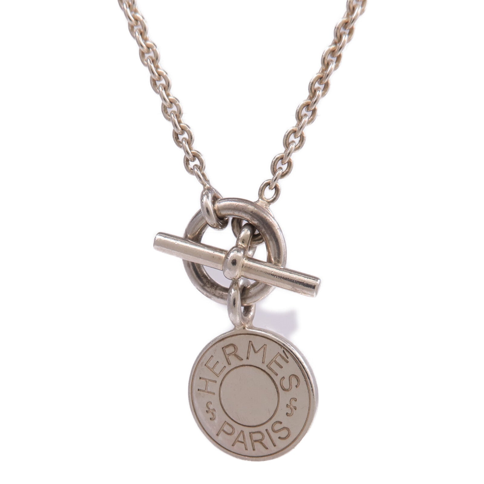 HERMES 925純銀Amulettes Ex-Libris Pendant項鍊