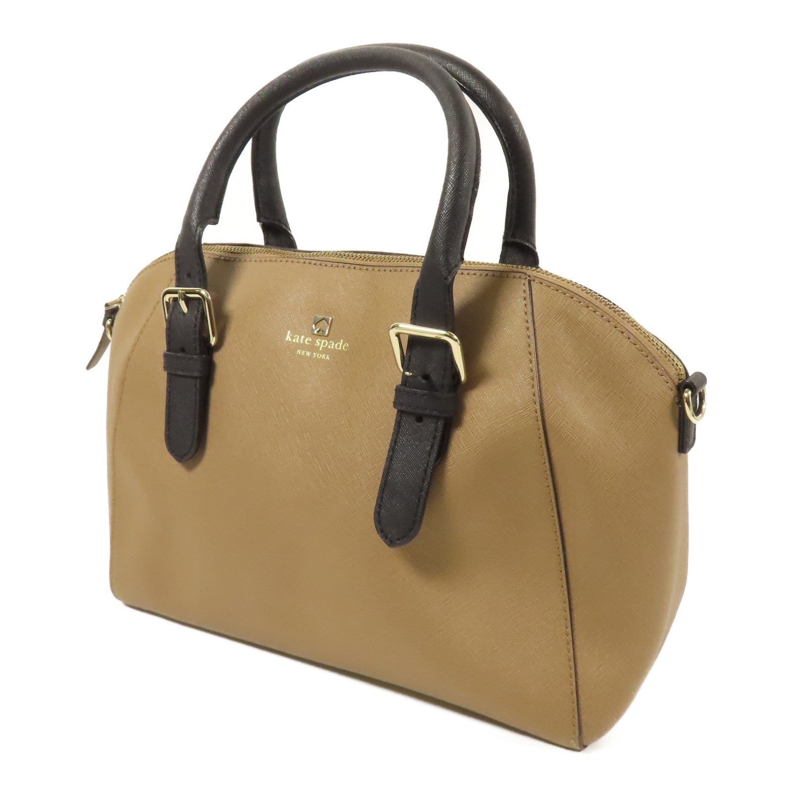 Kate Spade Saffiano皮革Shoulder Bag金扣手挽肩背兩用袋