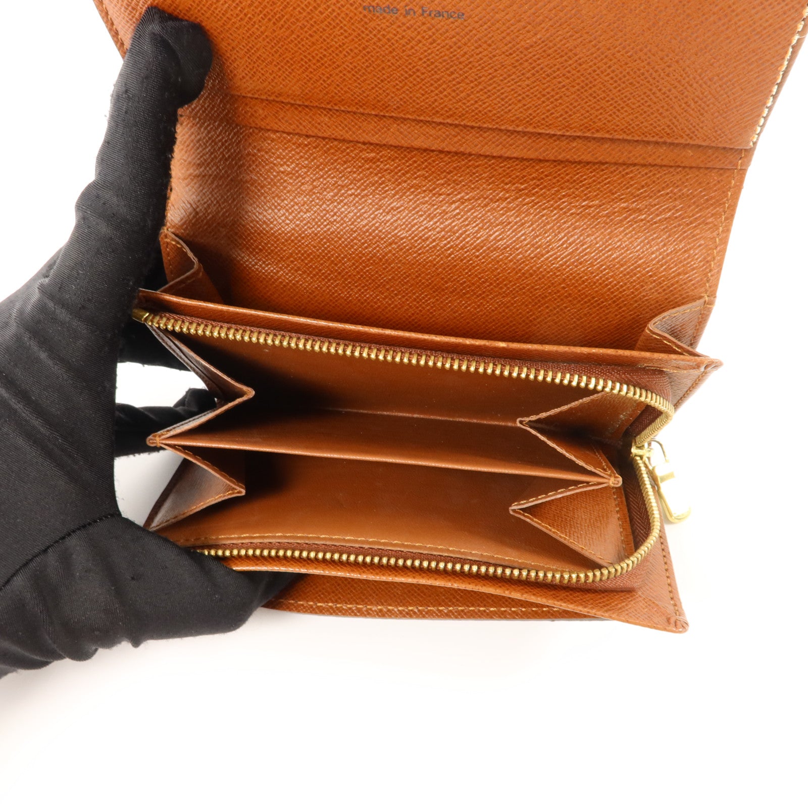 LOUIS VUITTON Monogram Porte Monnaie金扣錢包