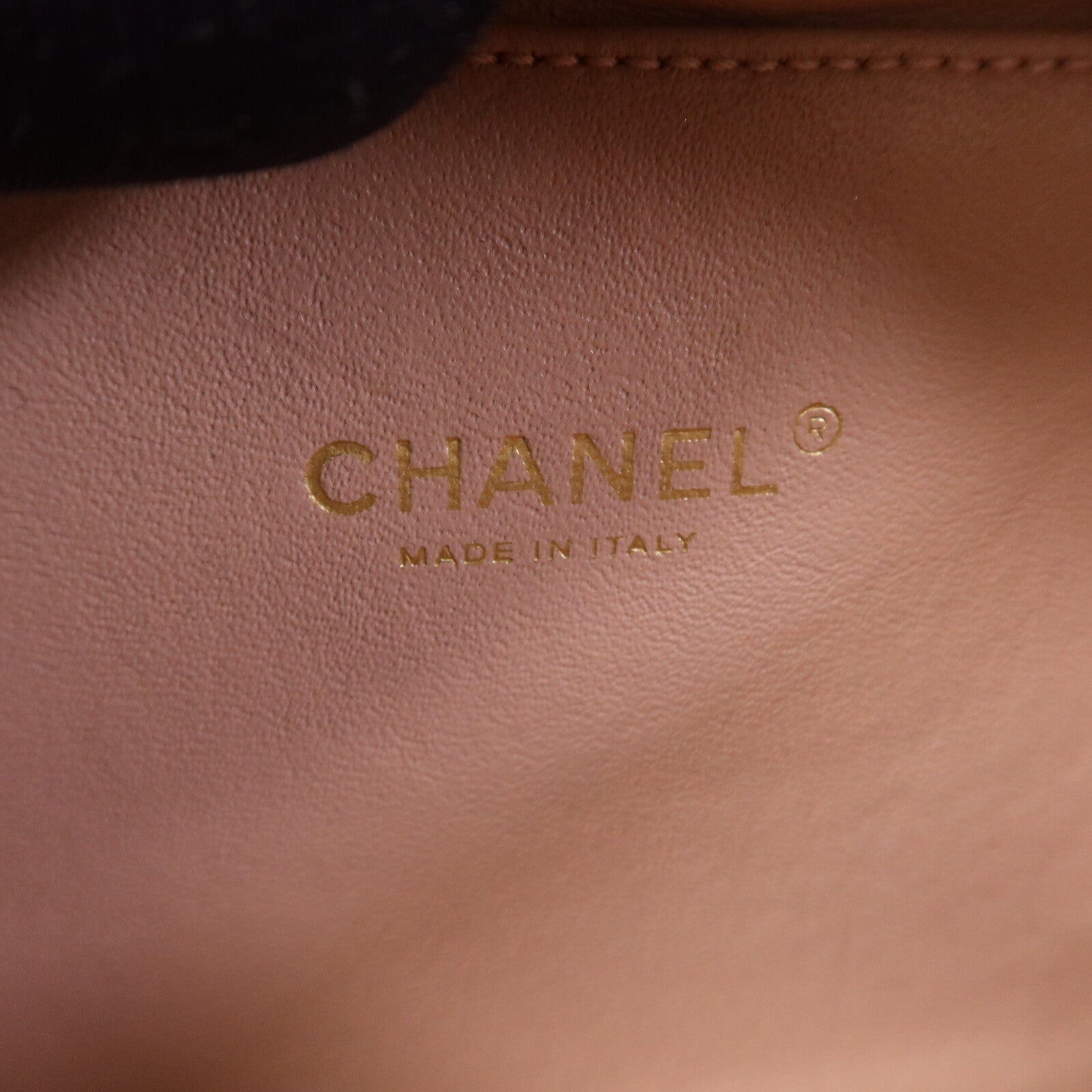 CHANEL 牛皮皮革Vanity Case Bag金扣手挽肩背兩用袋