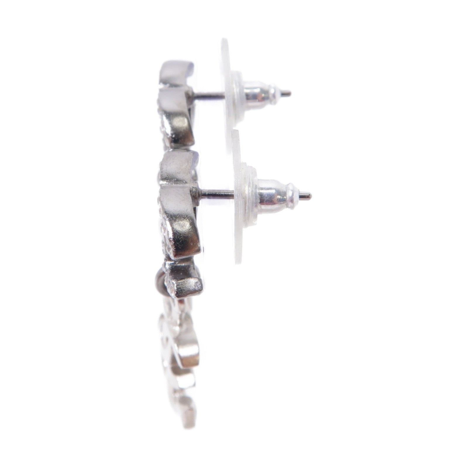 CHANEL 金屬Earring耳環銀色