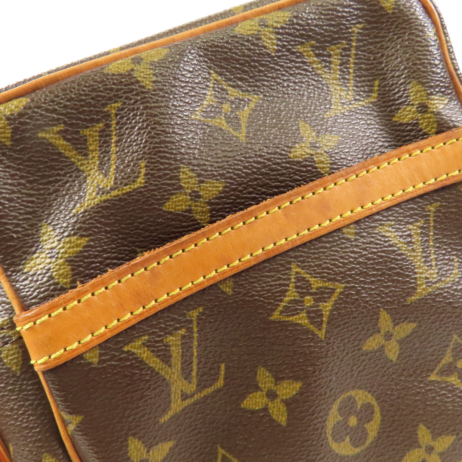 LOUIS VUITTON LV GHW Danube Shoulder Bag Monogram  M45266 Brown