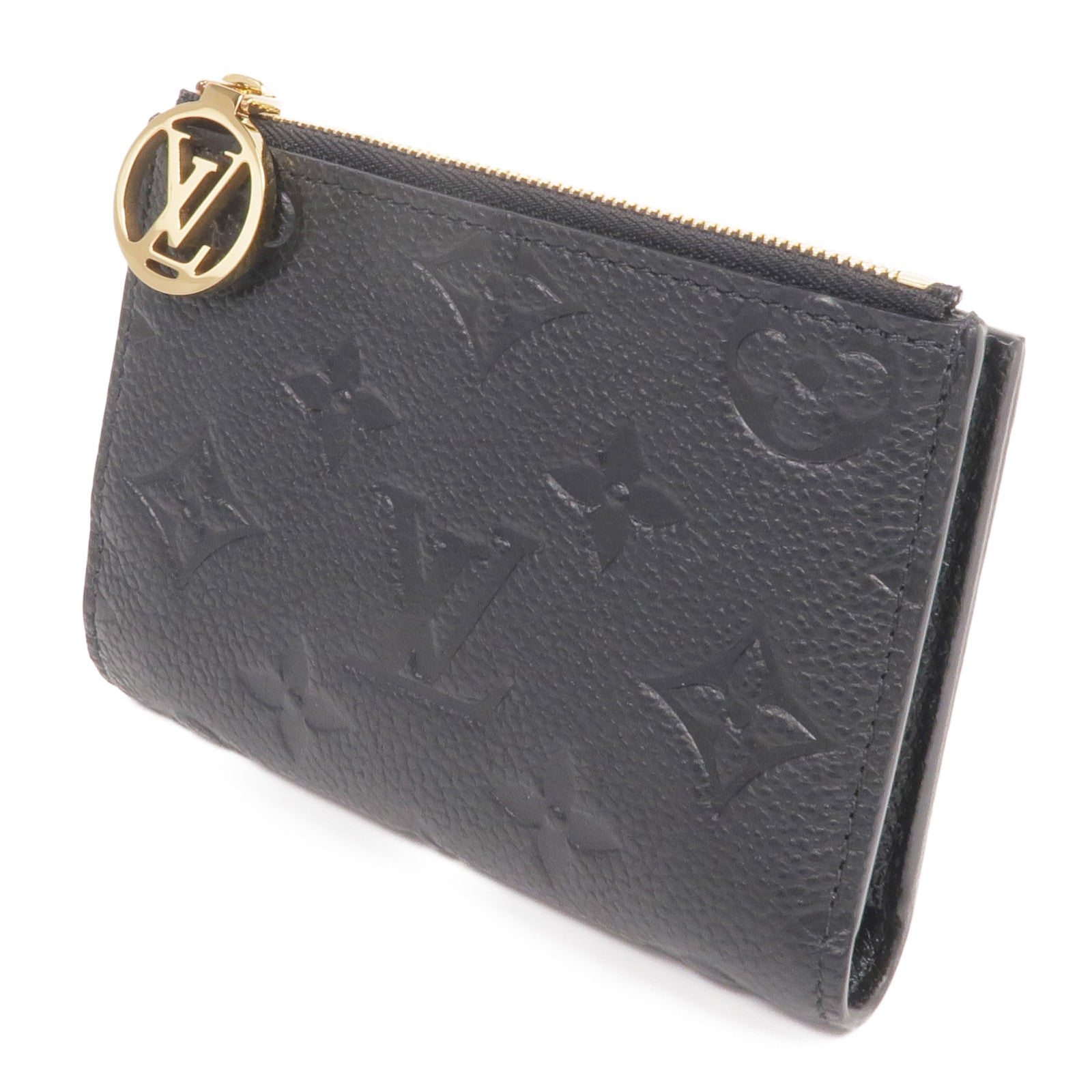 LOUIS VUITTON Monogram Empreinte Lisa Wallet金扣錢包