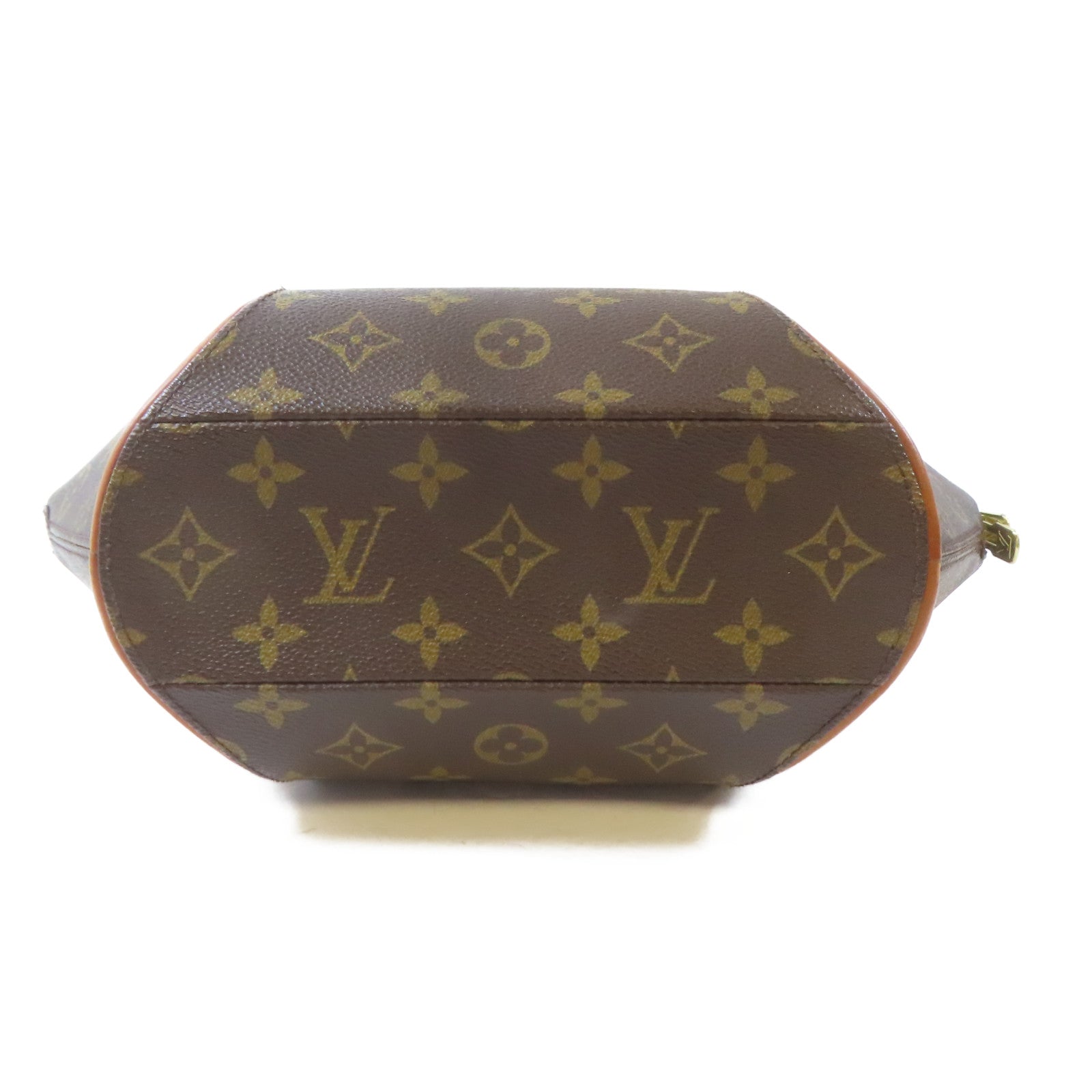 LOUIS VUITTON Monogram Ellipse PM金扣手挽袋啡色