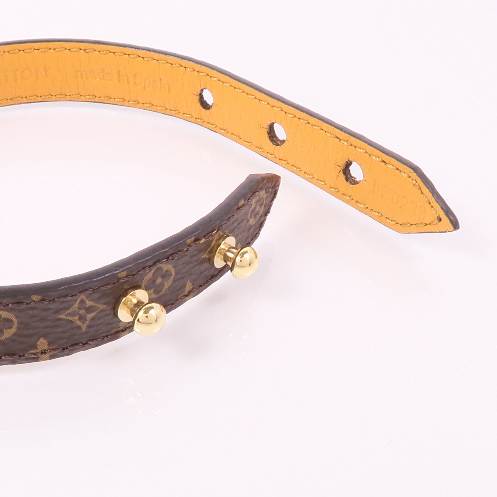 LOUIS VUITTON Monogram Bracelet金扣手鐲