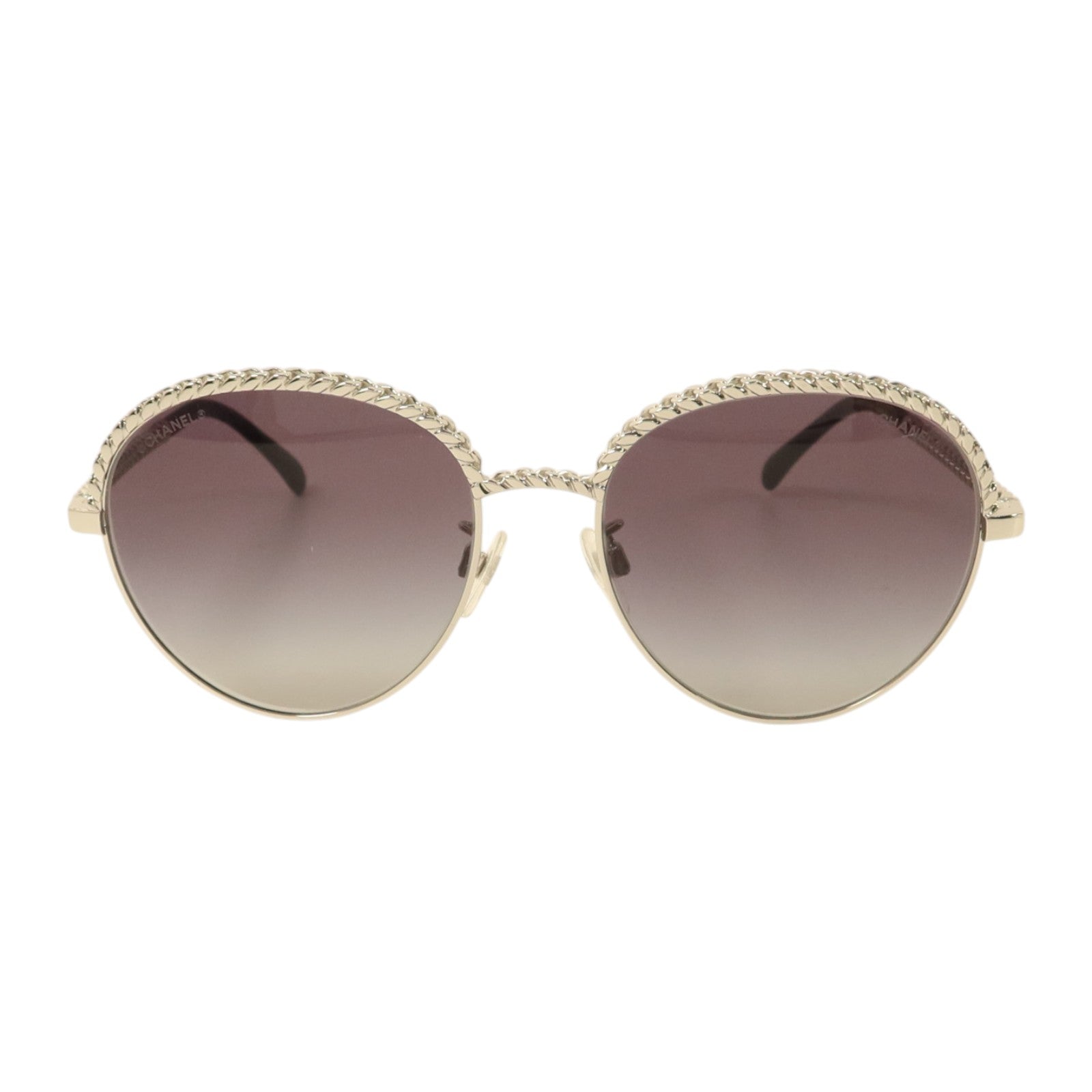CHANEL 金屬/PVC Coco Mark Sunglasses太陽眼鏡