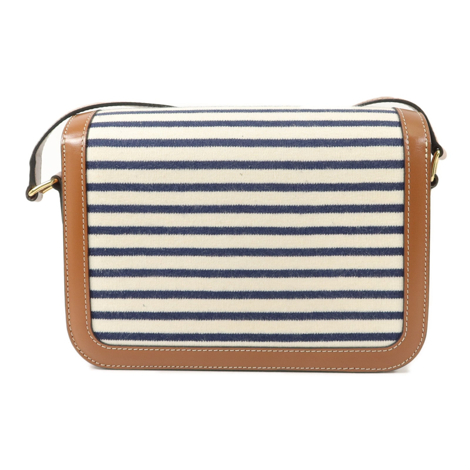 CELINE 【激減優惠】棉布/牛皮皮革Medium Classique Triomphe肩背袋
