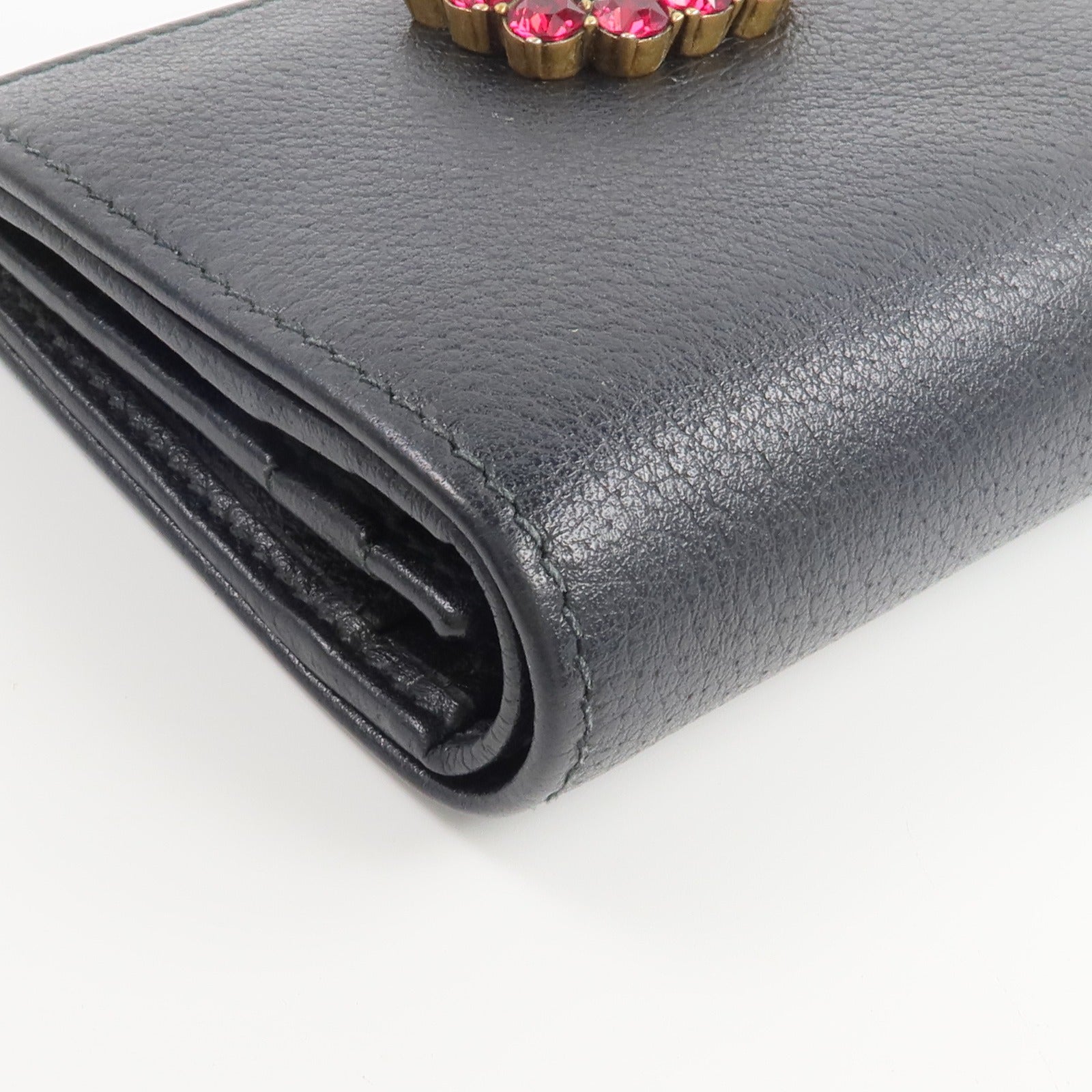 GUCCI 牛皮皮革GG Marmont Wallet錢包