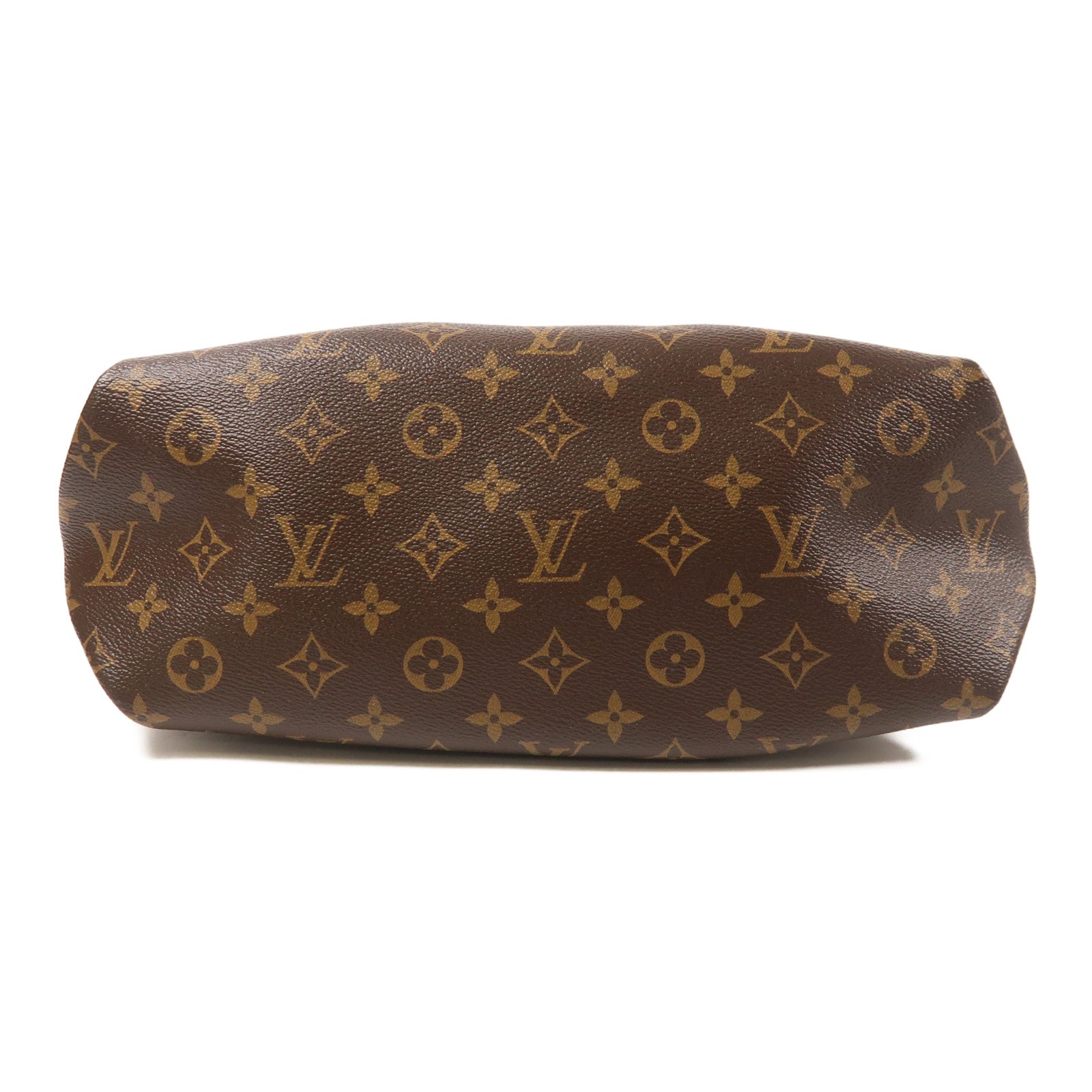 LOUIS VUITTON Monogram Flower Zip MM金扣手挽肩背兩用袋