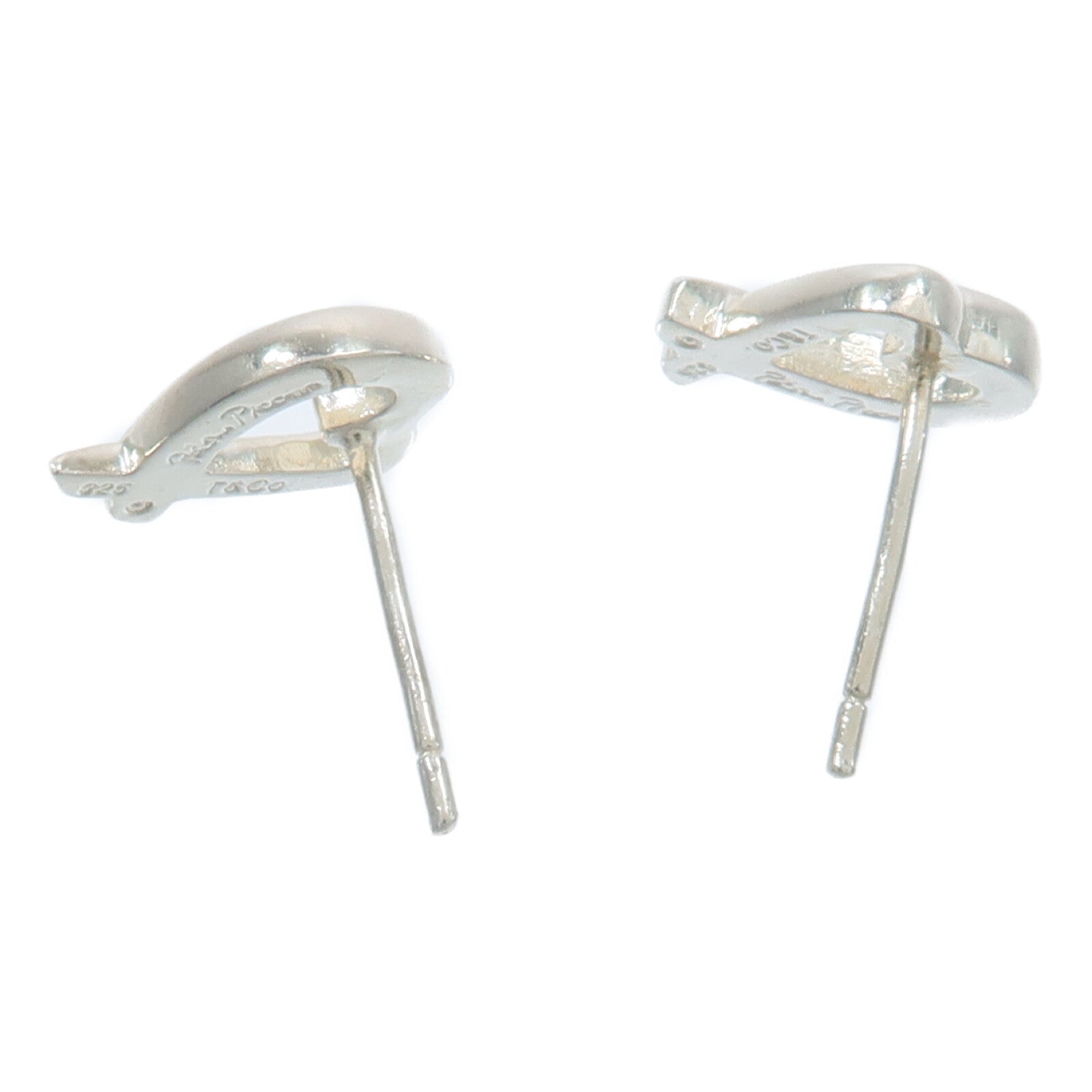 TIFFANY＆CO 925純銀Paloma Picasso Loving Heart Earrings耳環